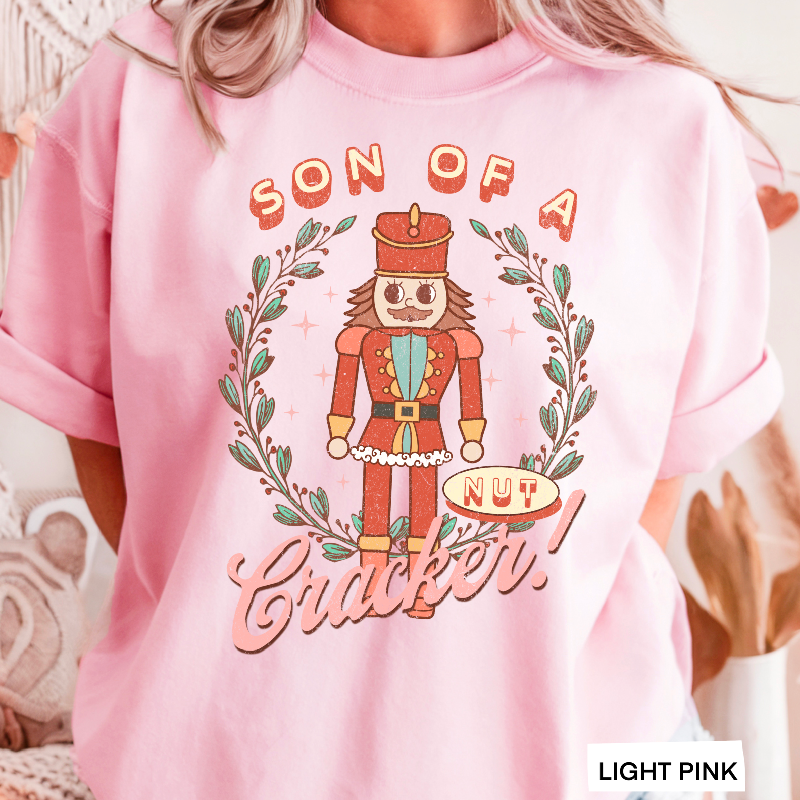 Son of A Nutcracker Christmas Graphic Tee | Gildan Hoodie, Sweatshirt | PodTeesHub.com