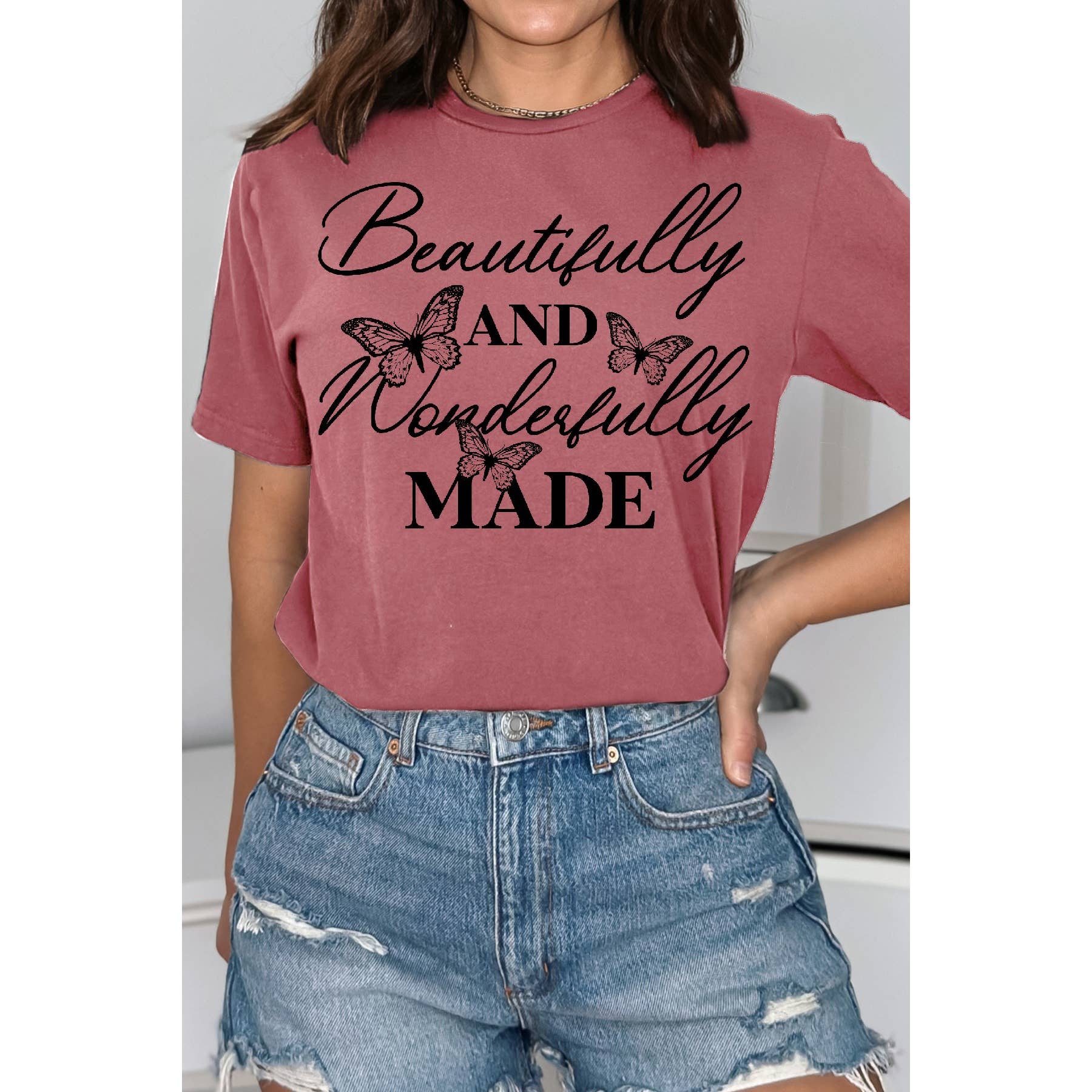 Beautifully and Wonderfully Made Short Sleeve T Shirt Hoodie, Sweatshirt | PodTeesHub.com