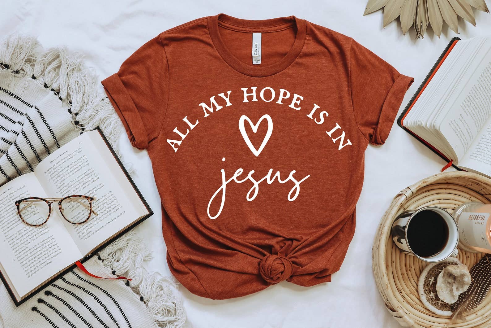 All My Hope Is in Jesus T-Shirt Hoodie, Sweatshirt | PodTeesHub.com