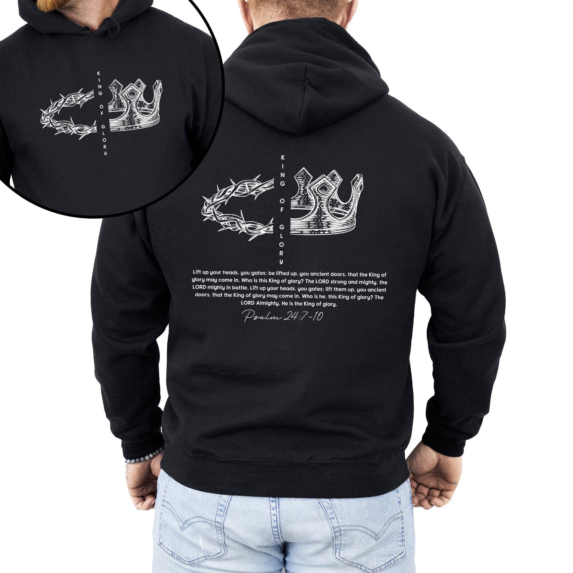 King of Glory,Religious, Psalm Christian Faith Gospel Hoodie T-Shirts, Sweatshirt | PodTeesHub.com