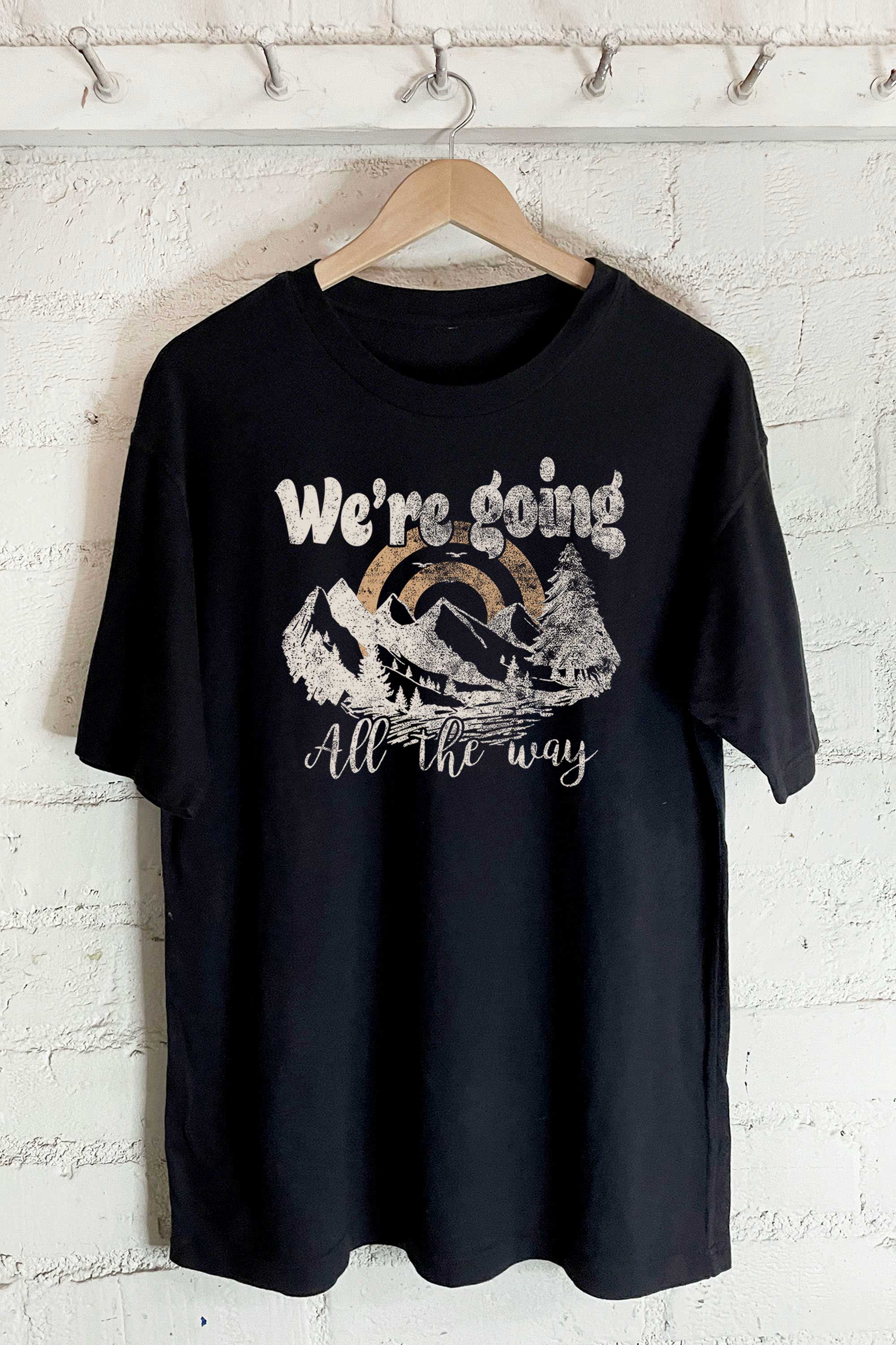 We're Going-Oversized Tee Hoodie, Sweatshirt | PodTeesHub.com