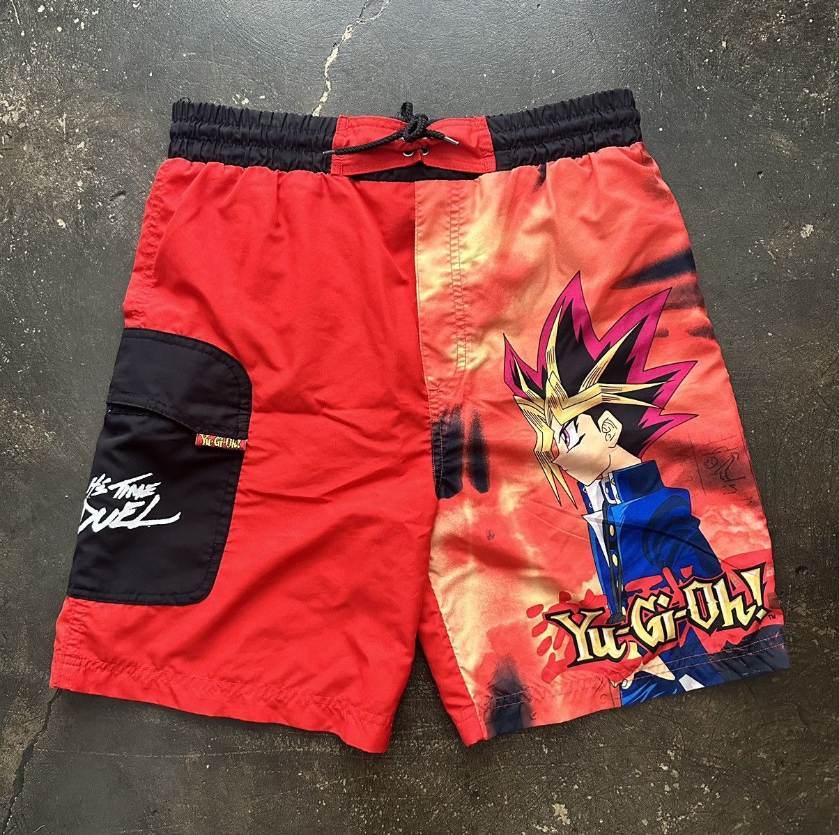 Japanese Brand X Vintage 1996 Yu Gi Oh Vintage Yugi Mutou Small Boardshorts T-Shirts, Hoodie, Sweatshirt | PodTeesHub.com