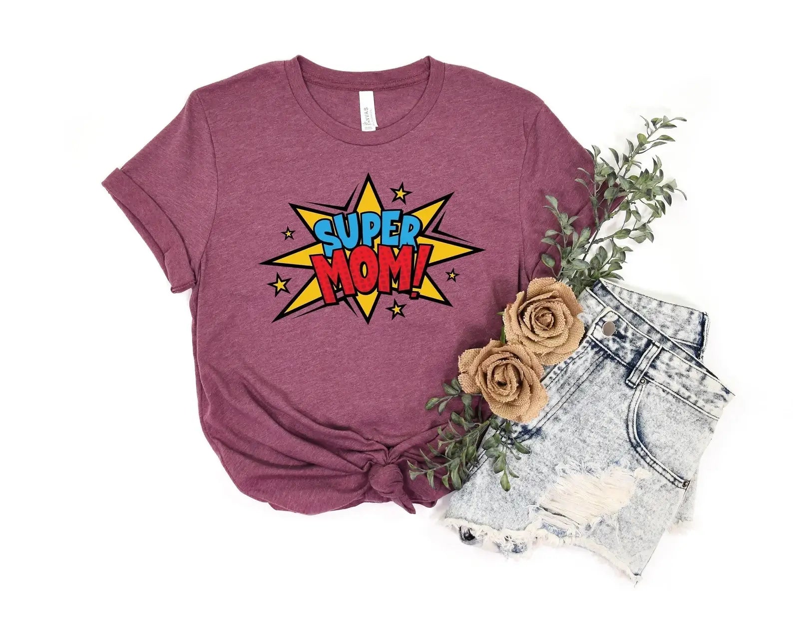 Super Mom T-Shirt Hoodie, Sweatshirt | PodTeesHub.com