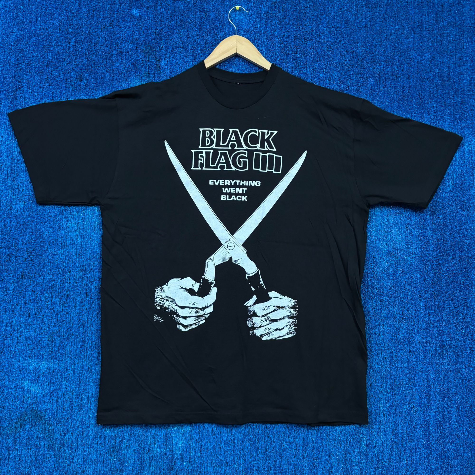 Flag Black Flag Everything Went Black Hardcore Punk Band Tee Xl Hoodie, Sweatshirt | PodTeesHub.com