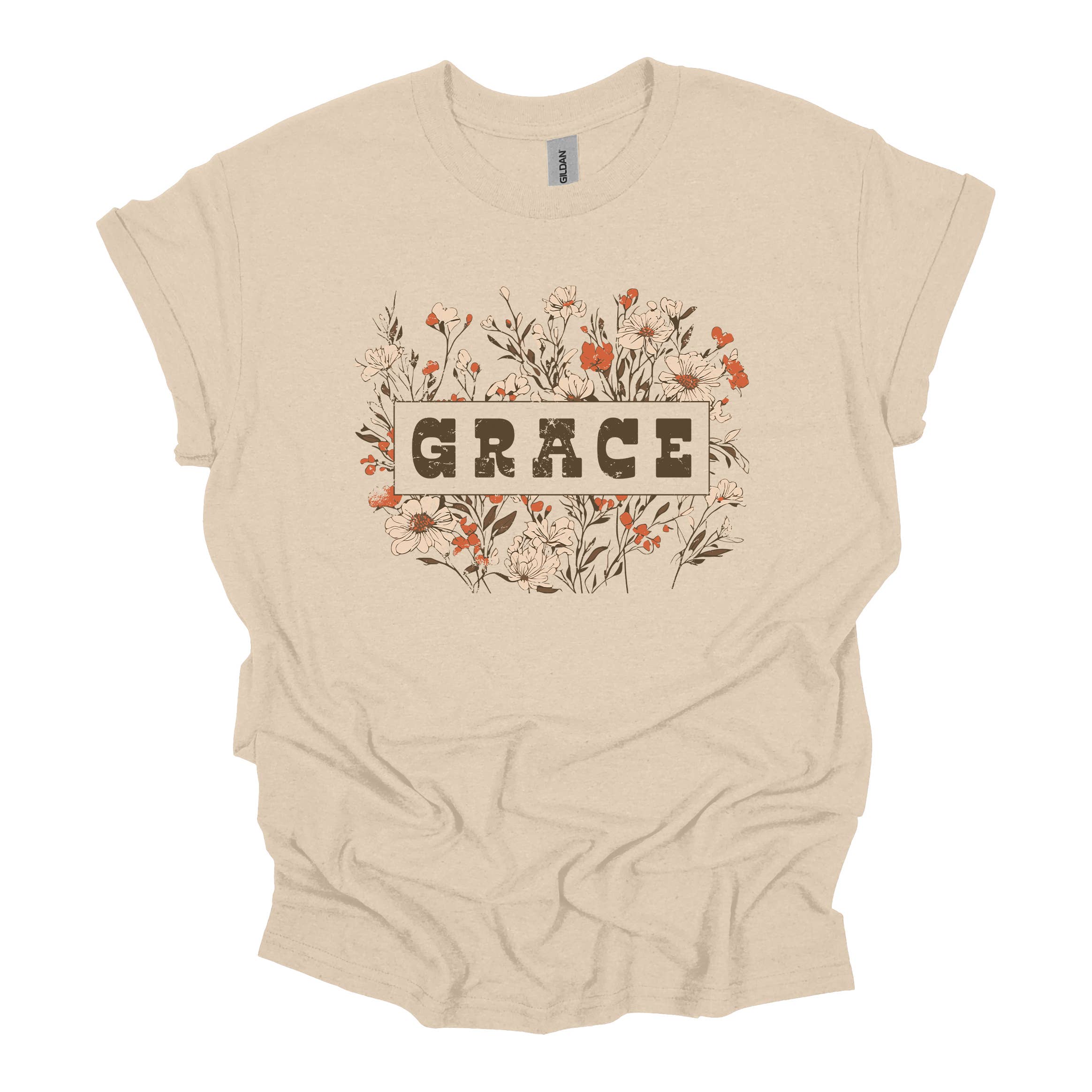 Floral Grace Tee Hoodie, Sweatshirt | PodTeesHub.com