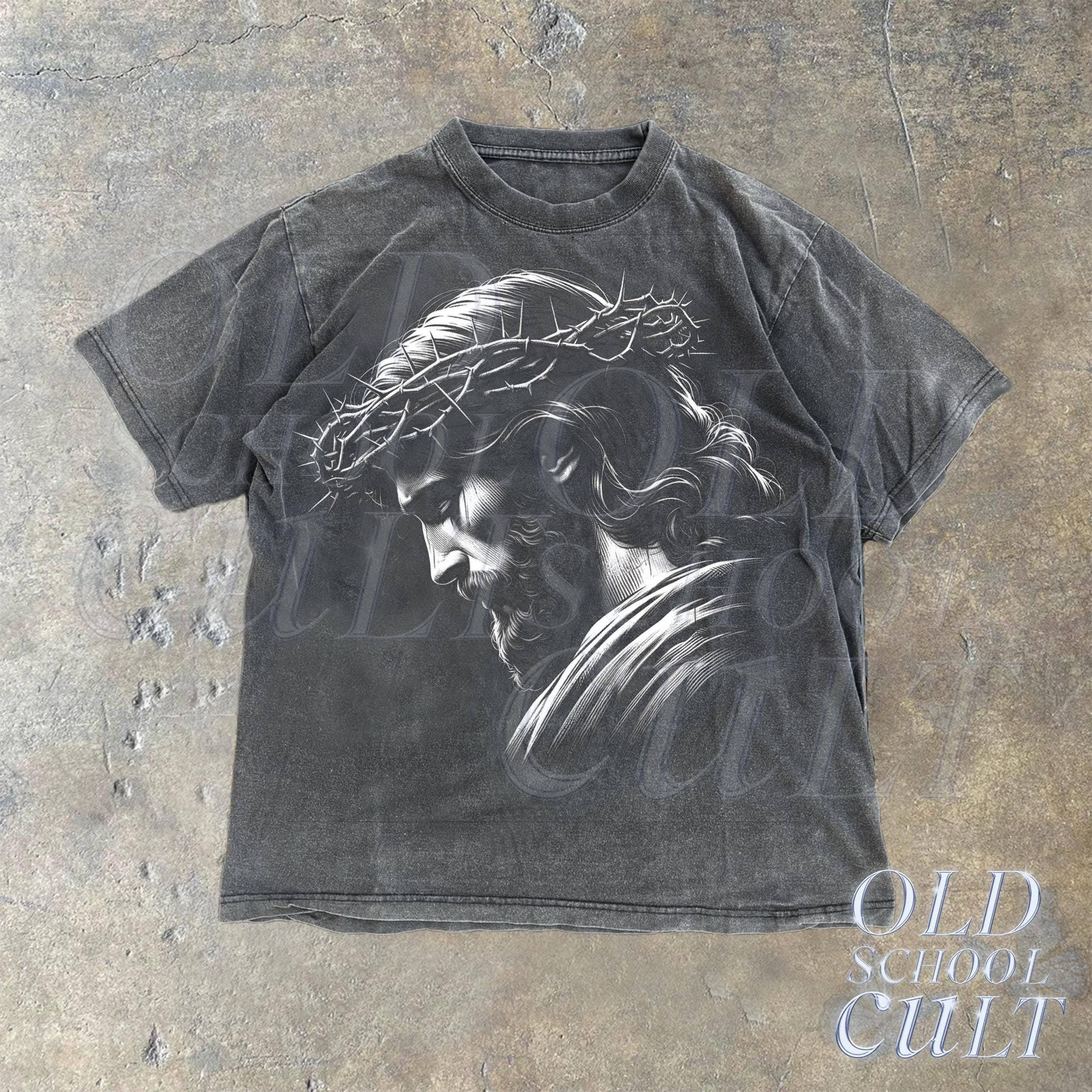 Vintage 90s Jesus Easter Graphic Tee Retro Halftone Unisex Hoodie, Sweatshirt | PodTeesHub.com
