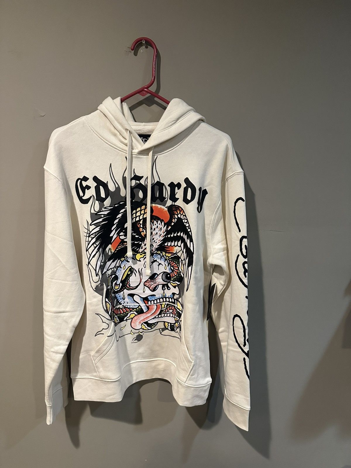 Ed Hardy Size Medium Ed Hardy Graphic Hoodie T-Shirts, Sweatshirt | PodTeesHub.com