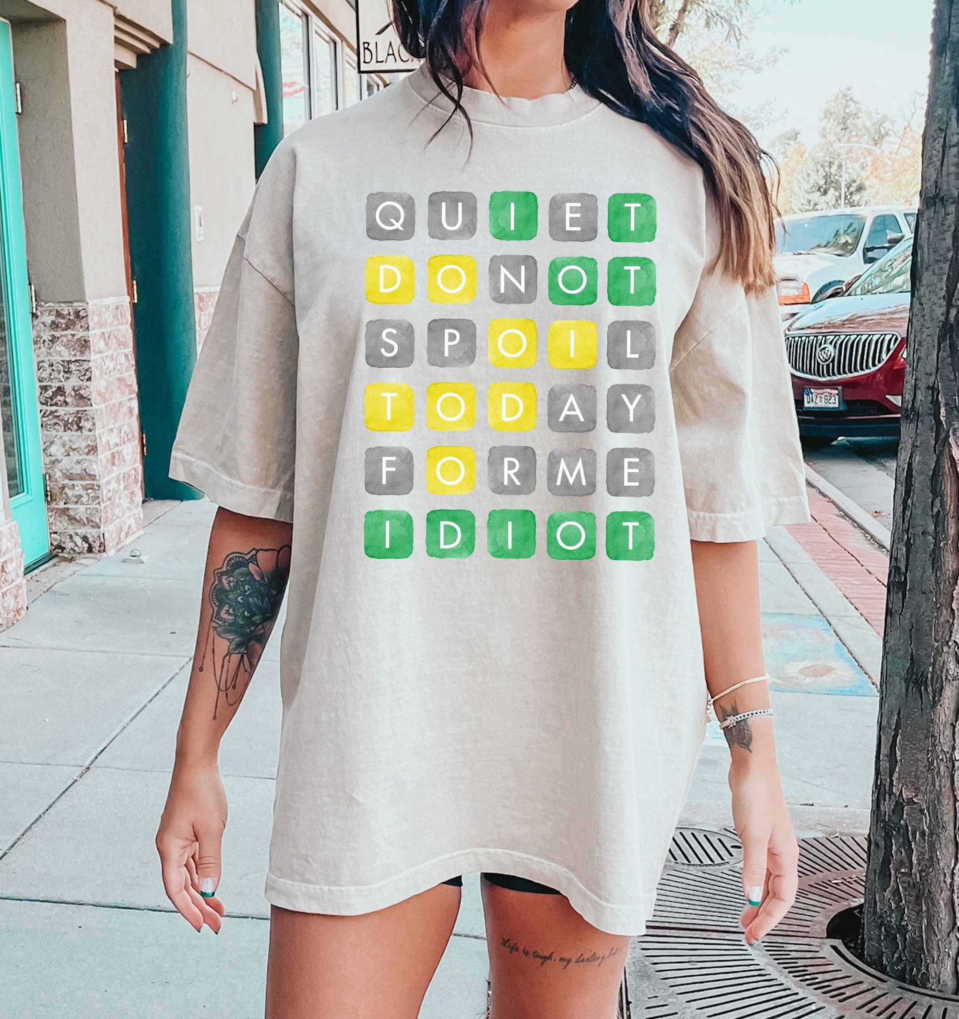 Quiet Do Not Spoil Word Game T-Shirt Hoodie, Sweatshirt | PodTeesHub.com