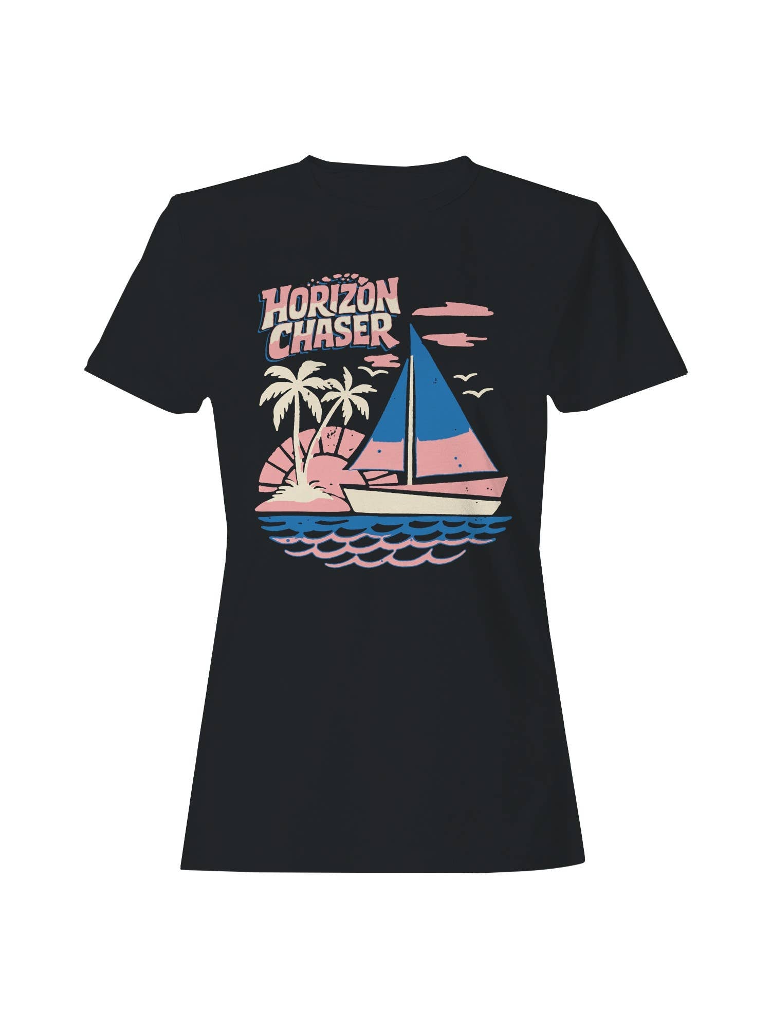 Horizon Chaser Vintage Sailing Art Women's T-Shirt Hoodie, Sweatshirt | PodTeesHub.com