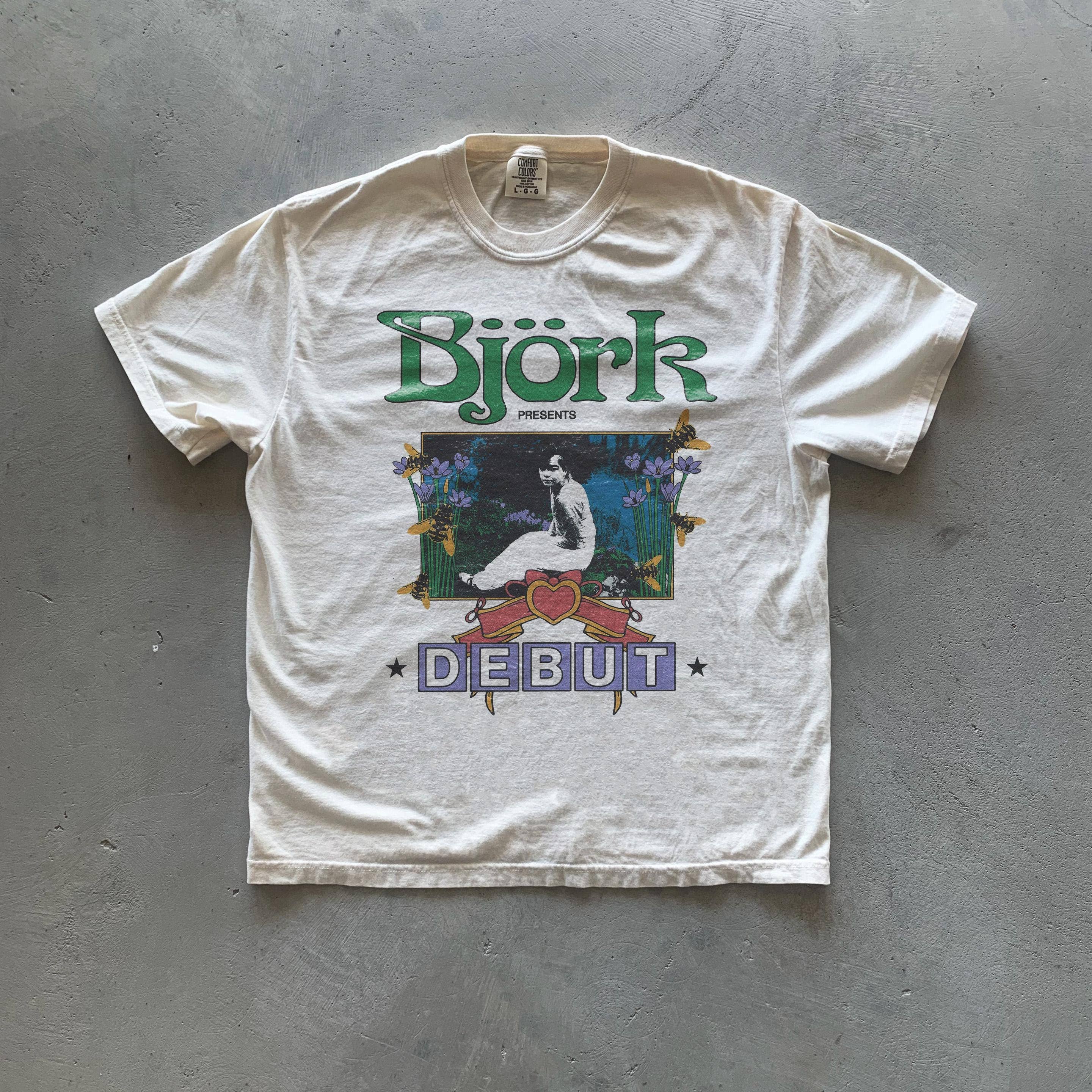 Vintage Unisex Bjork Graphic T-Shirt Music Fan Gift Fashion Hoodie, Sweatshirt | PodTeesHub.com