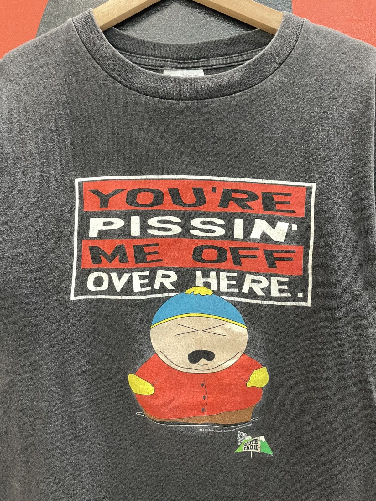 Tultex 1998 South Park Cartman Pissin Me Off 90s Cartoon Faded T-Shirts, Hoodie, Sweatshirt | PodTeesHub.com