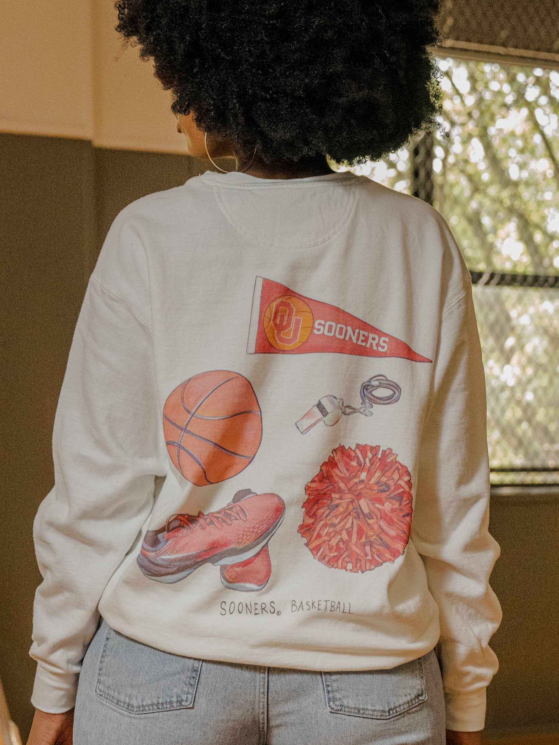 Ou Sooners Basketball Memorabilia White Cc Sweatshirt T-Shirts, Hoodie | PodTeesHub.com