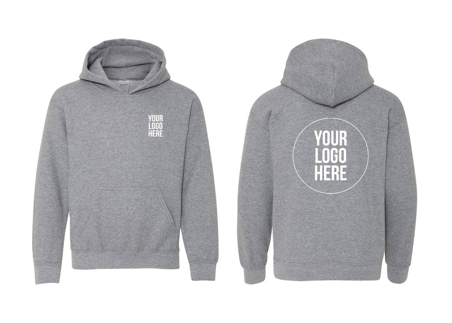 Custom Logo Design Kids Graphic Pullover Youth's Hoodie T-Shirts, Sweatshirt | PodTeesHub.com