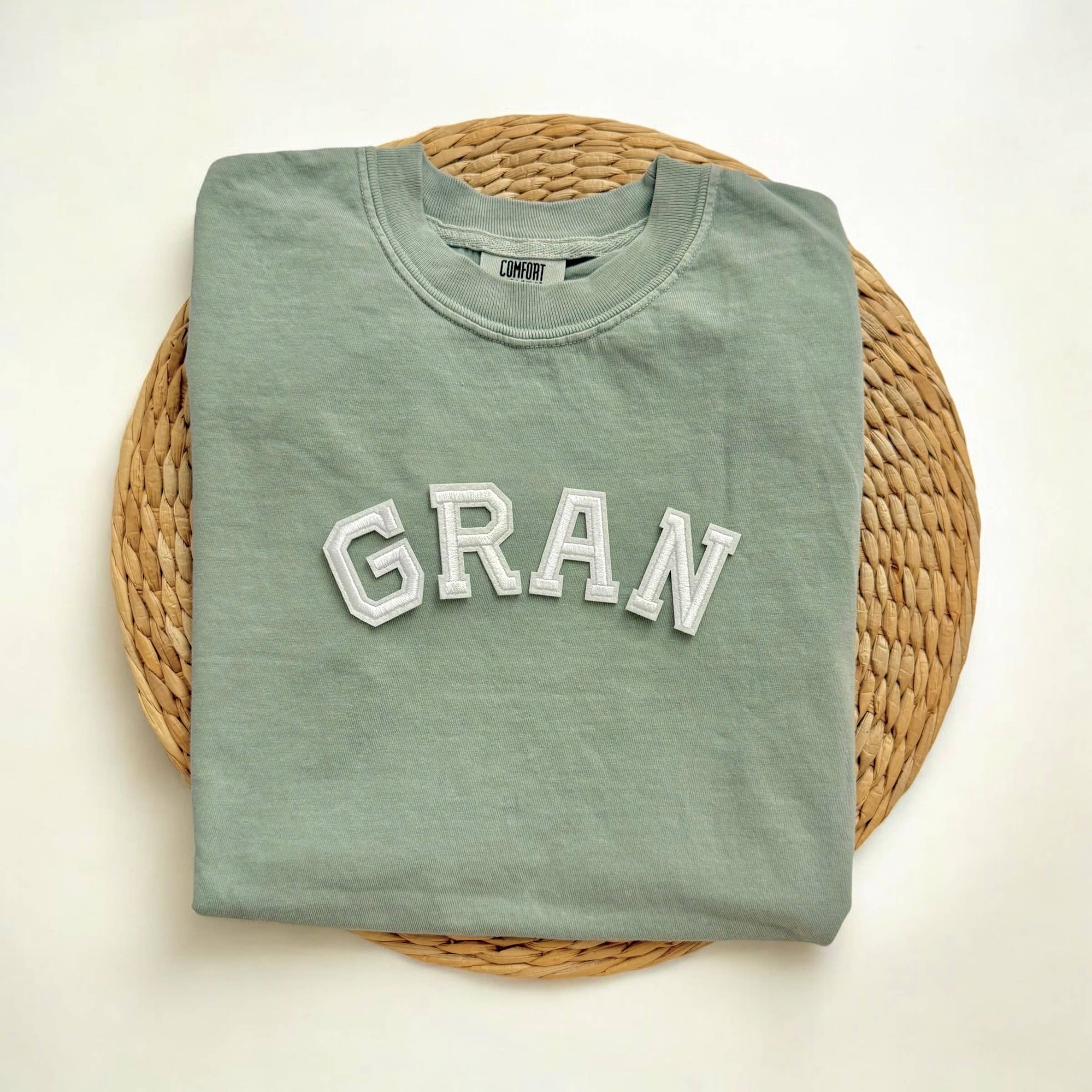 Comfort Colors Gran Shirt, Grandma Shirts Hoodie, Sweatshirt | PodTeesHub.com