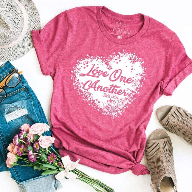 Love One Another Graphic Tee Shirt Hoodie, Sweatshirt | PodTeesHub.com