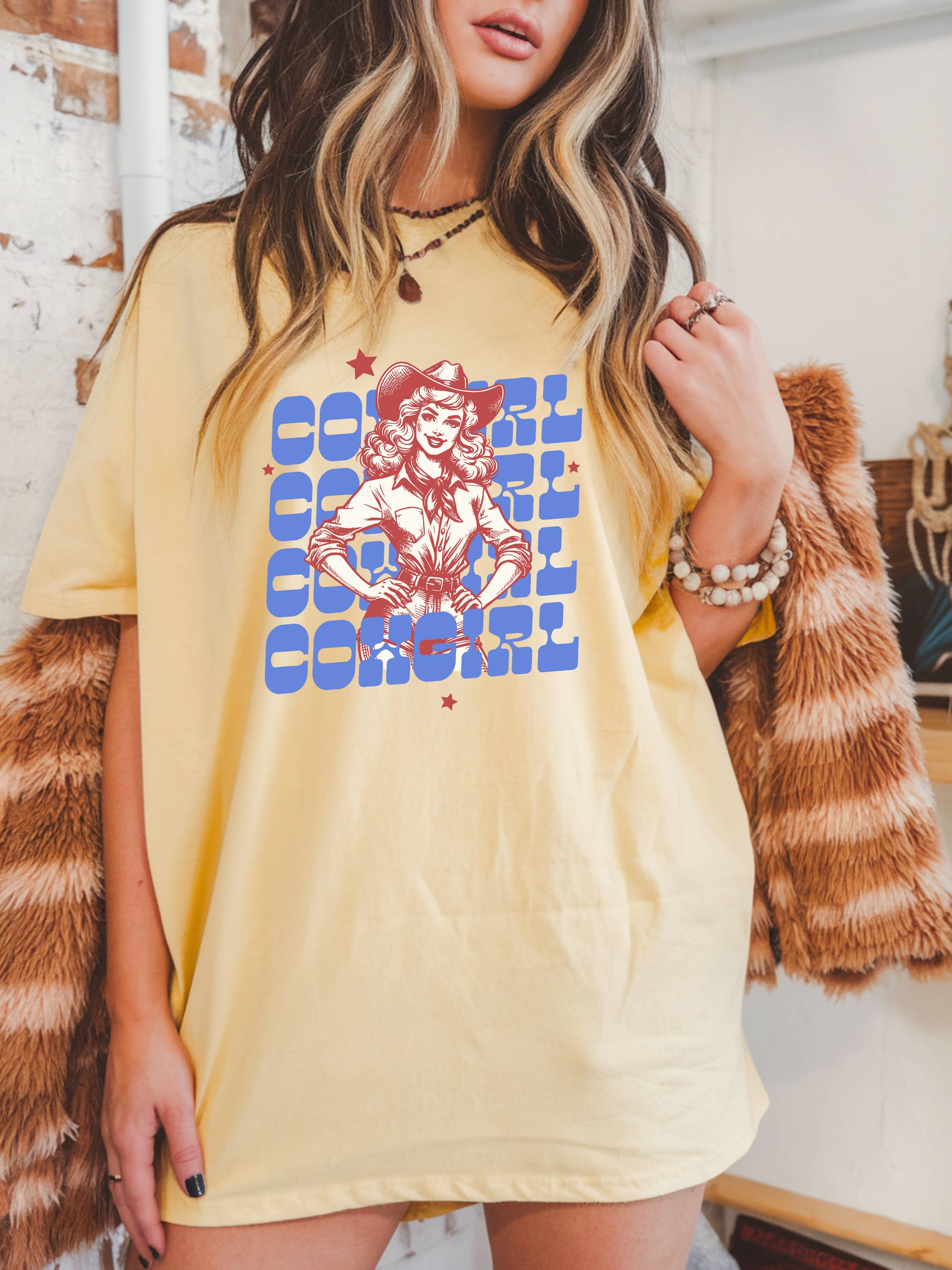 Cowgirl Summer, Western, Cowgirl Graphic Tee, Fourth of July Hoodie, Sweatshirt | PodTeesHub.com