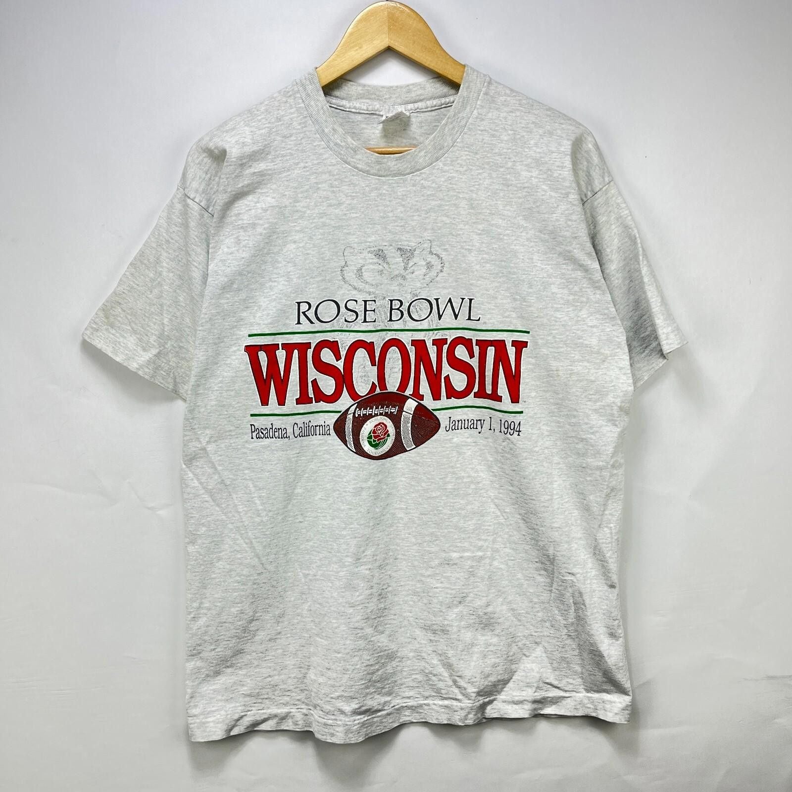 Vintage 90s Rose Bowl Wisconsin T Shirt Pasadena Xl Hoodie, Sweatshirt | PodTeesHub.com