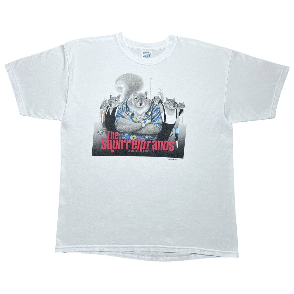 Gildan Vintage 2002 The Sopranos The Squirrelpranos Parody T Shirt Hoodie, Sweatshirt | PodTeesHub.com
