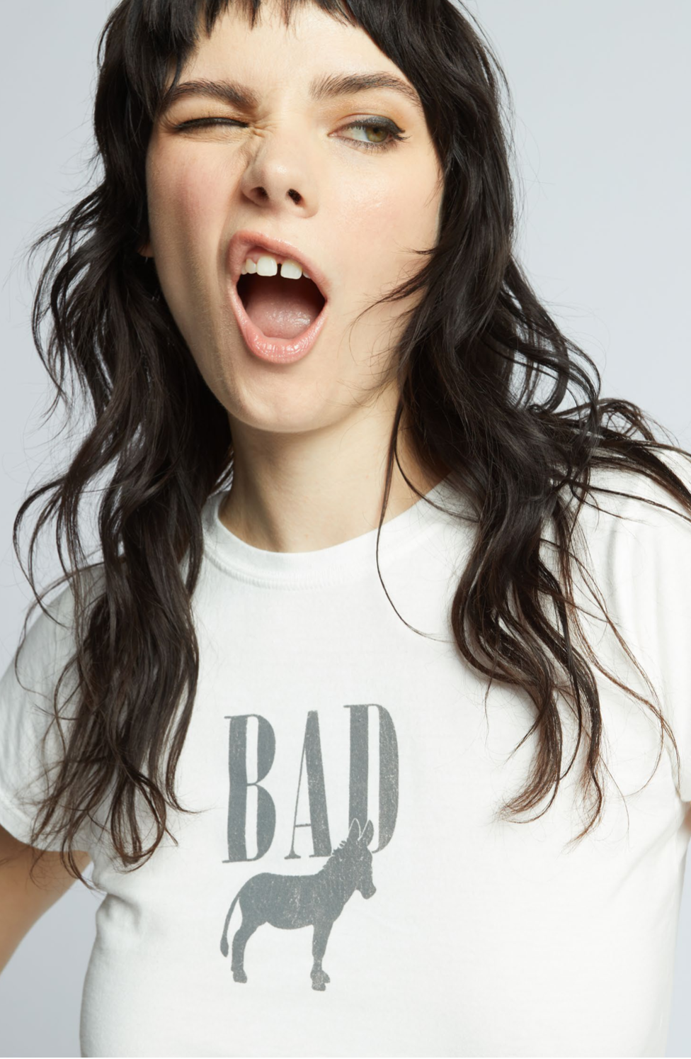 303283 - Bad Baby White Graphic Tee Hoodie, Sweatshirt | PodTeesHub.com