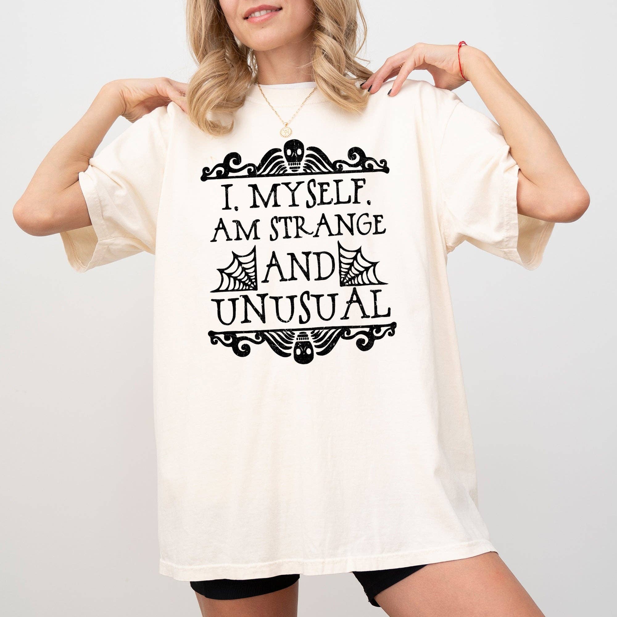 Strange and Unusual, Skeleton, Halloween T-Shirt Hoodie, Sweatshirt | PodTeesHub.com
