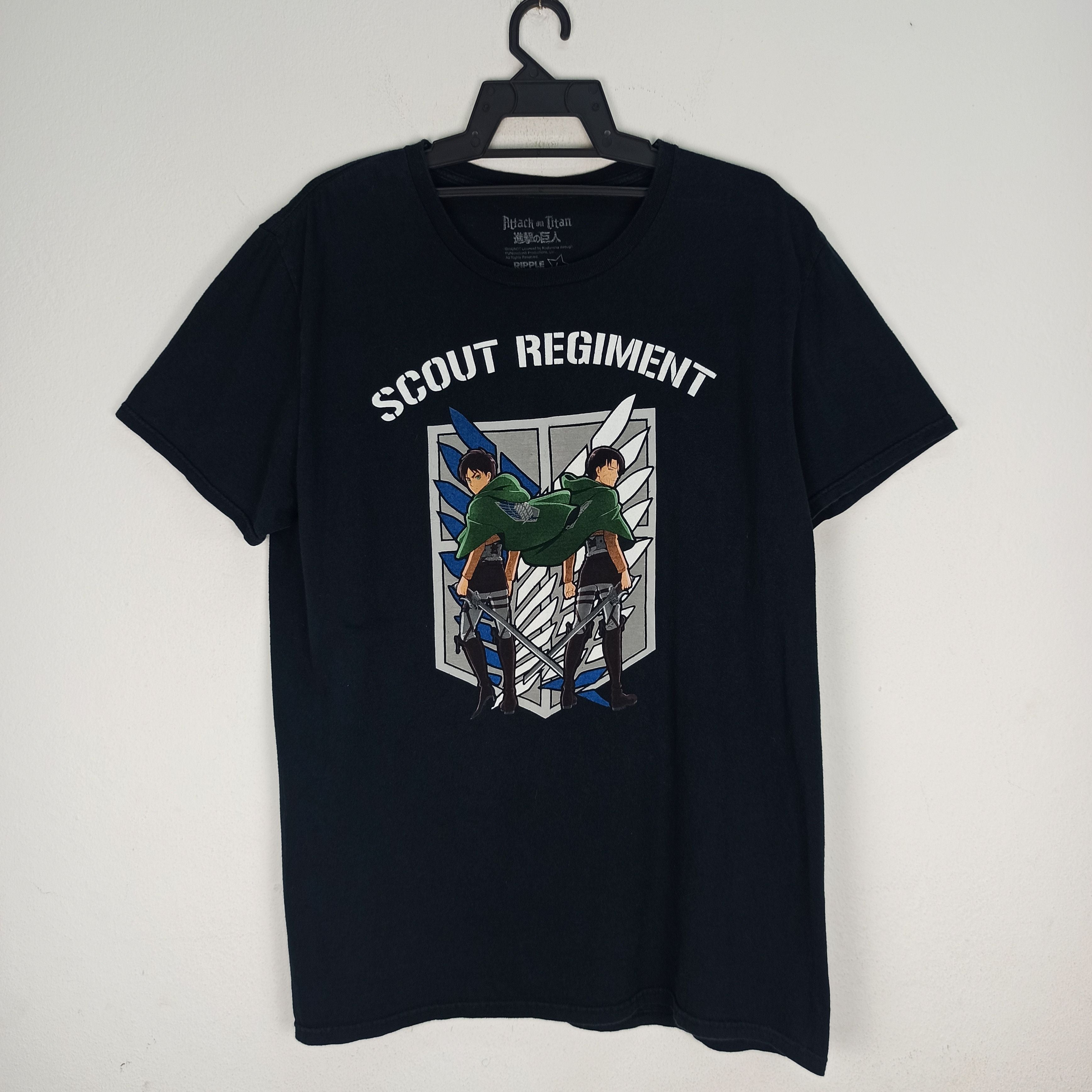 Japanese Brand Attack Titan Anime Movie Scout Regiment T-Shirts, Hoodie, Sweatshirt