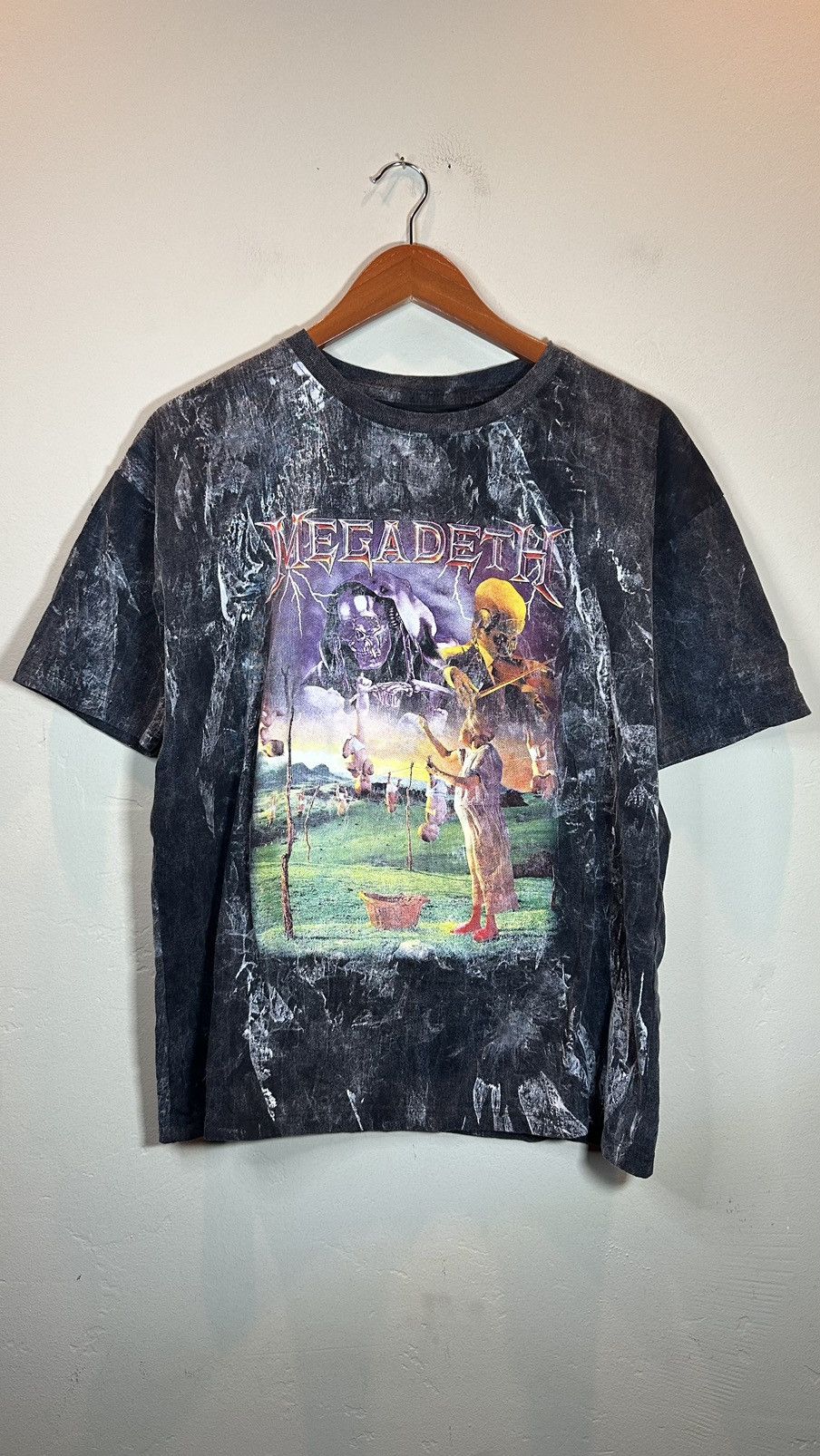 Megadeth X Vintage Rare Vintage Megadeth Aop All Over Print Band Music Shirt Hoodie, Sweatshirt | PodTeesHub.com