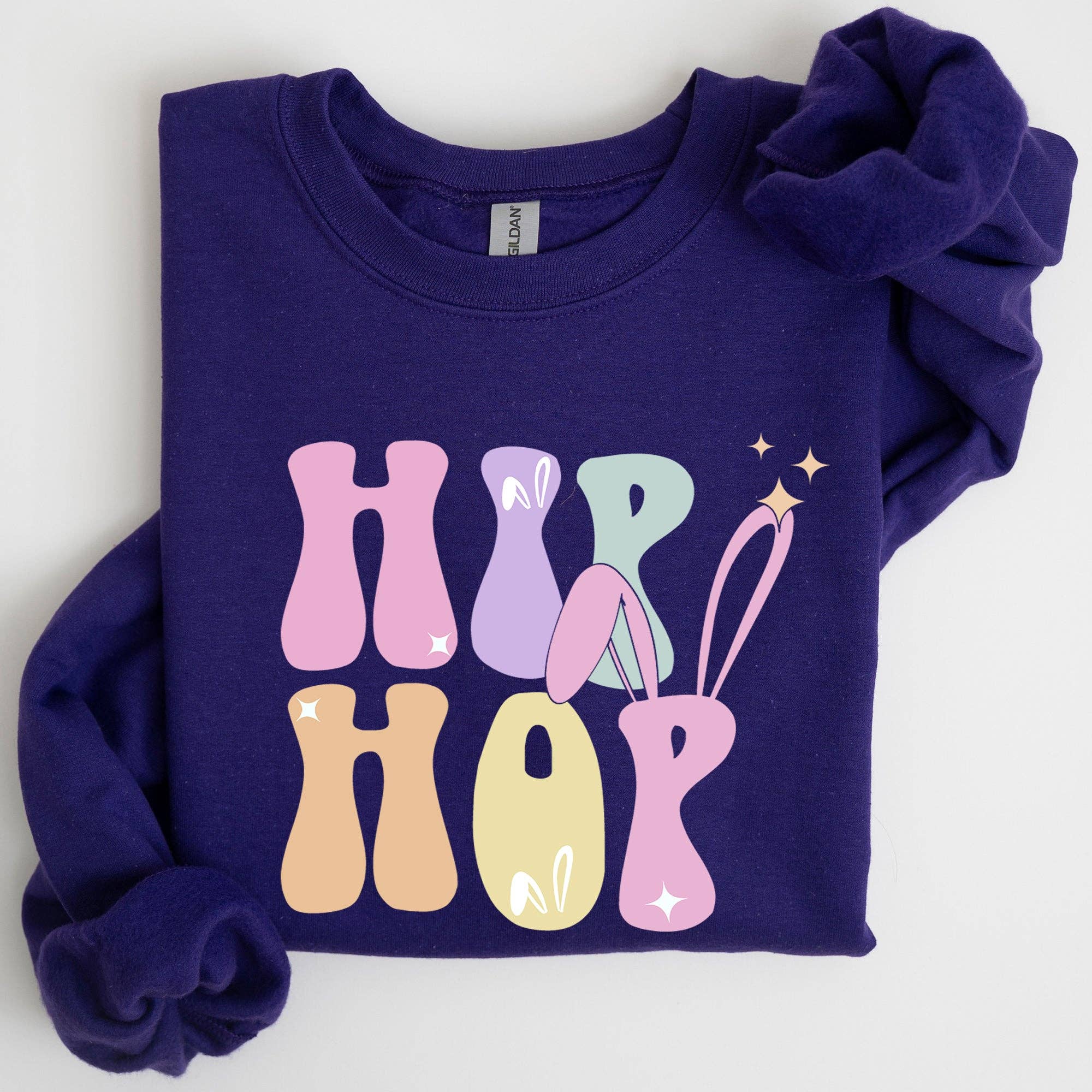 Hip Hop, Retro Easter, Bunny, Rabbit Sweatshirt T-Shirts, Hoodie | PodTeesHub.com