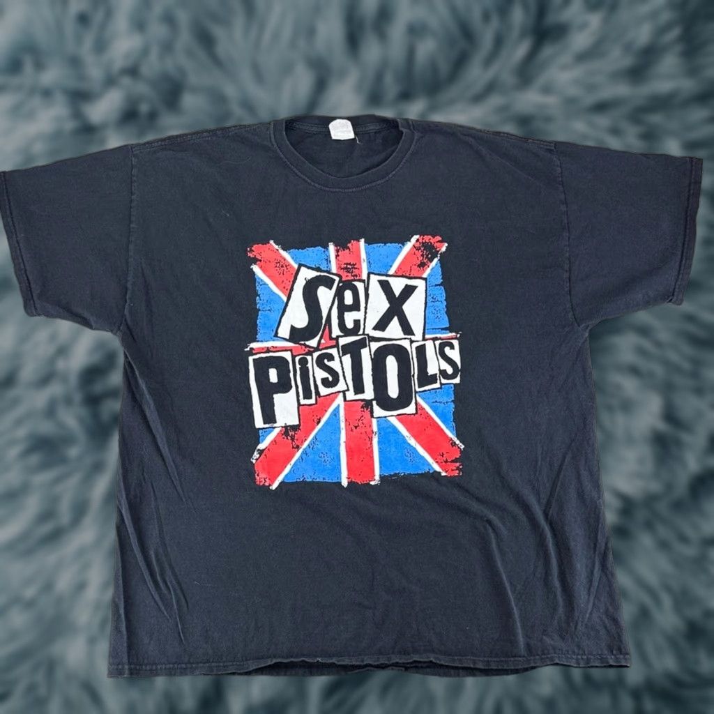Fruit Of The Loom Vintage Fruit Of The Loom Sex Pistols Short Sleeve Black Graphic Tee Mens Xxl Shir Hoodie, Sweatshirt