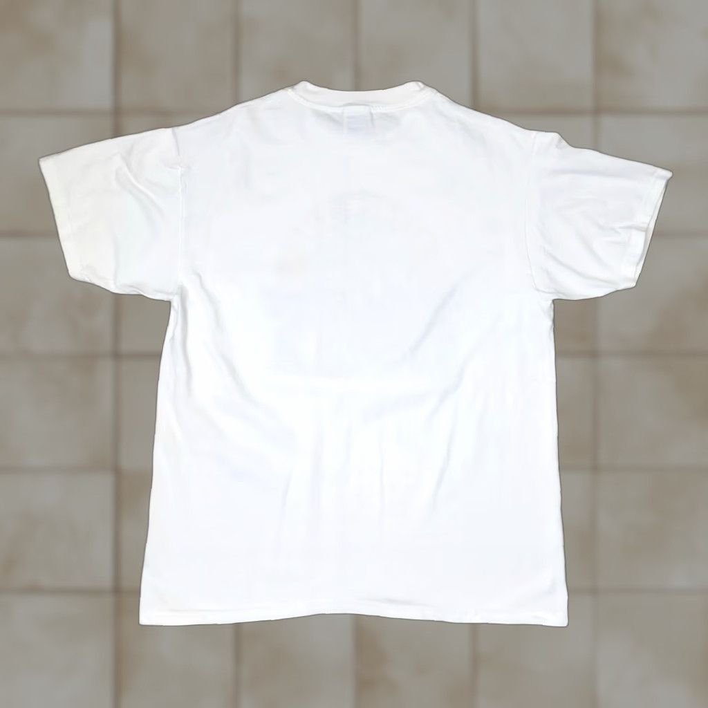 Vintage Hanes Stedman Attack The Tatas White T Shirt Men S L 42 44 Crew Neck Short Sleeve Grap Hoodie, Sweatshirt