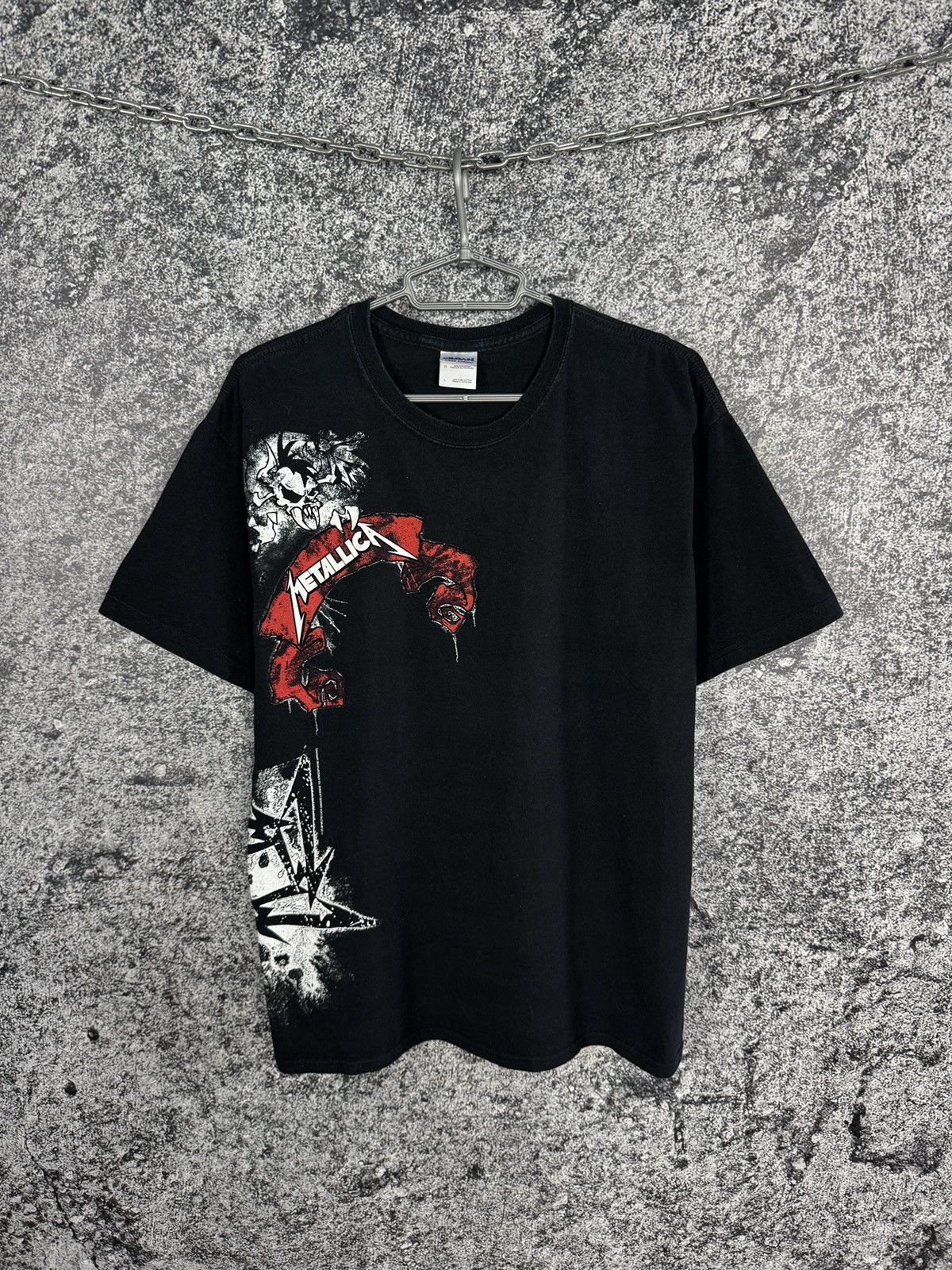 Men S Metallica T Shirt Music Band Rock Tee 2008 Size L Hoodie, Sweatshirt | PodTeesHub.com