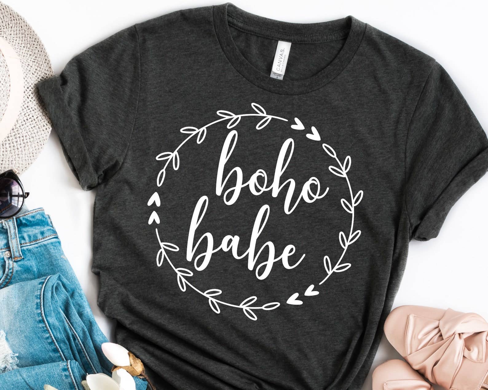 Boho Babe T-Shirt Hoodie, Sweatshirt | PodTeesHub.com