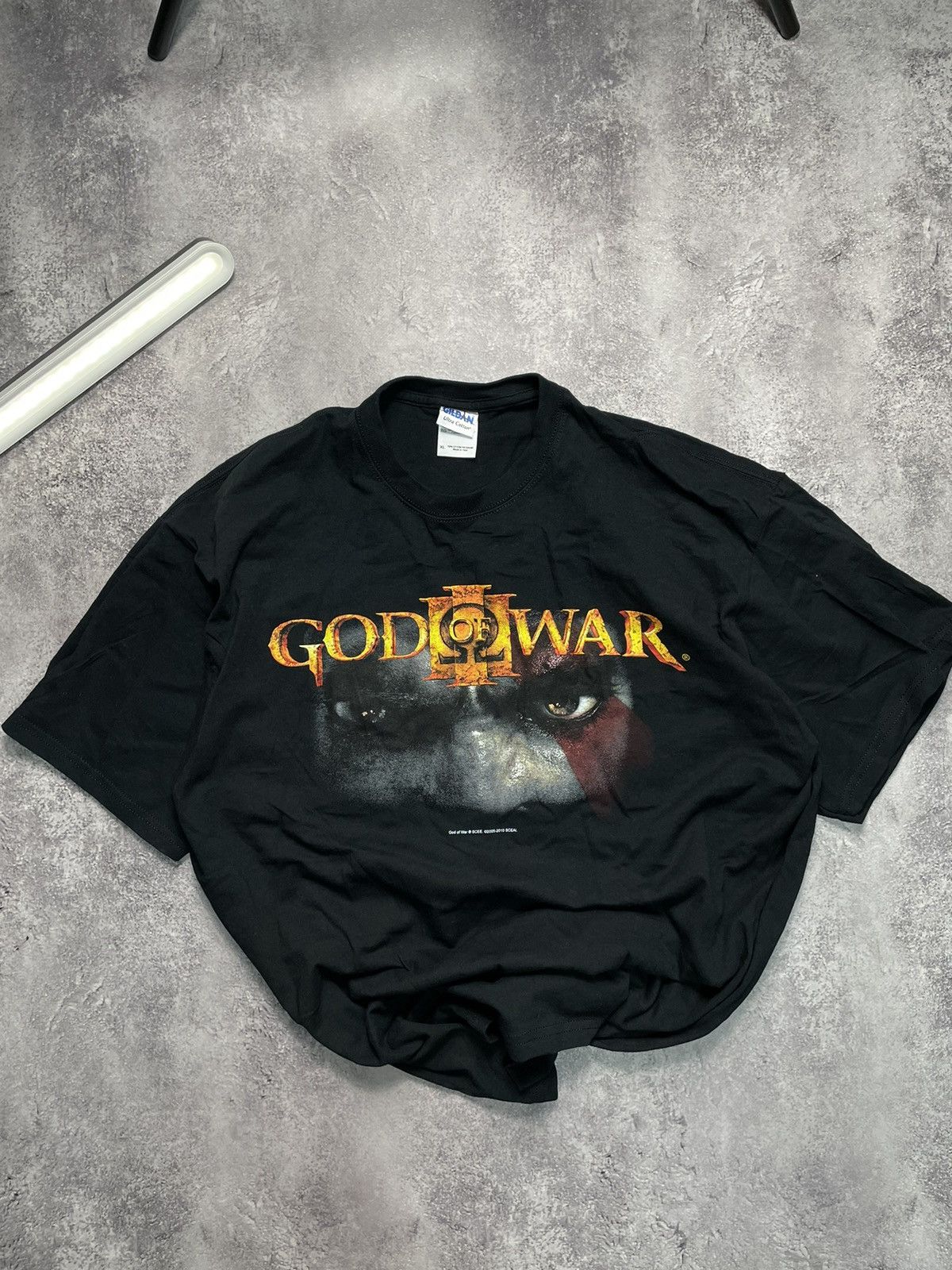 Playstation Rare Vtg Y2k 00s God War Ps2 Kratos Promo Xl T-Shirts, Hoodie, Sweatshirt