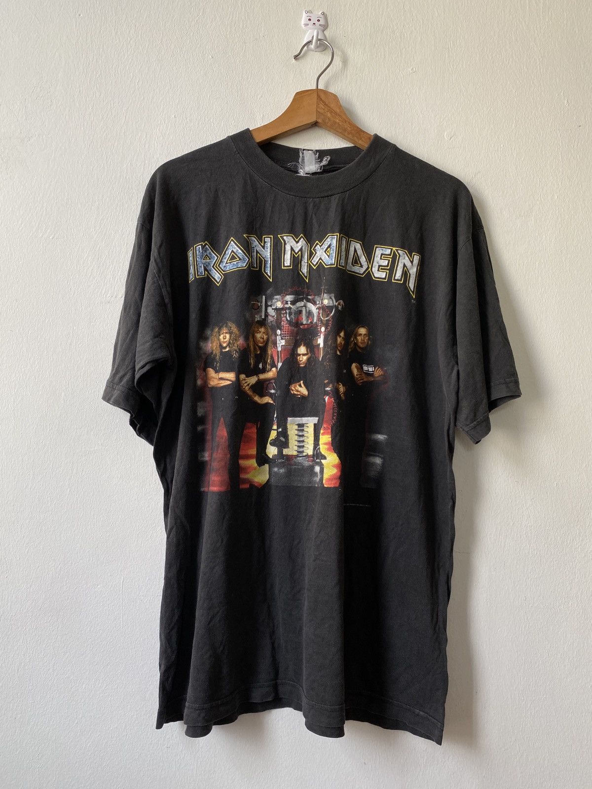 Iron Maiden X Vintage Vintage 90s Iron Maiden The Factour 95 96 Band Tee Hoodie, Sweatshirt | PodTeesHub.com
