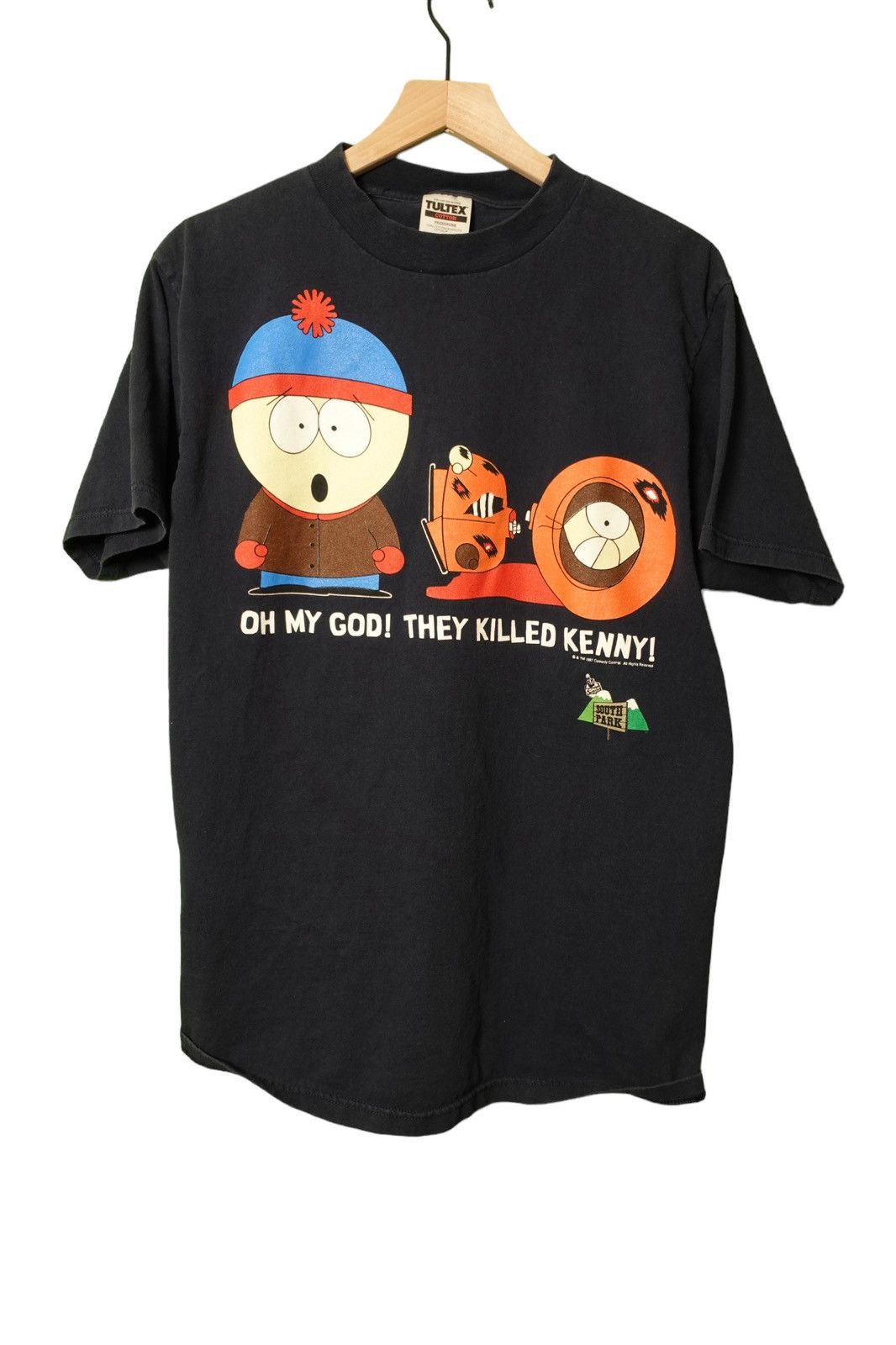 Vintage 1997 South Park Tee T Shirt Navy Blue Hoodie, Sweatshirt | PodTeesHub.com