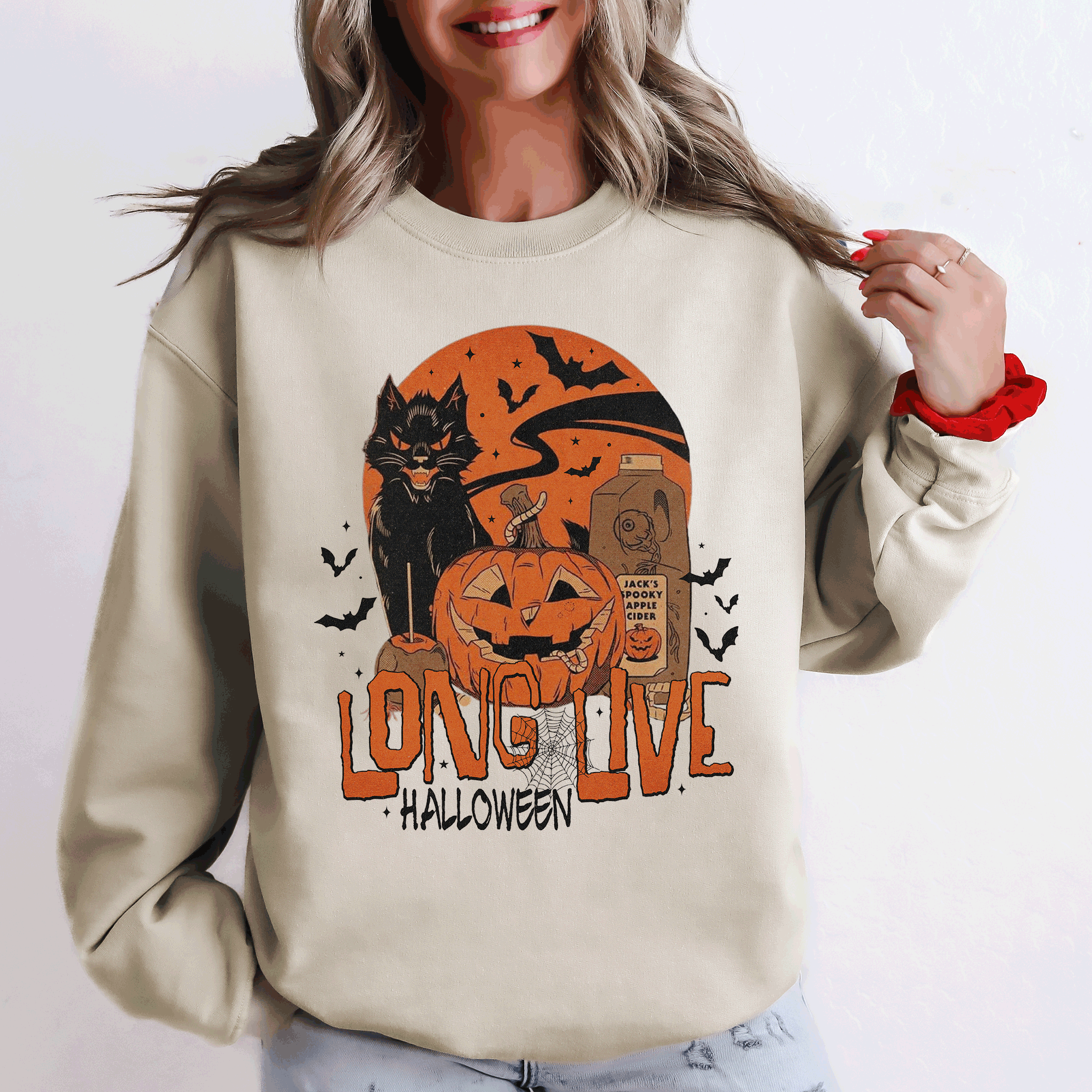 Long Live Halloween, Retro, Classic, Vintage Sweatshirt T-Shirts, Hoodie | PodTeesHub.com