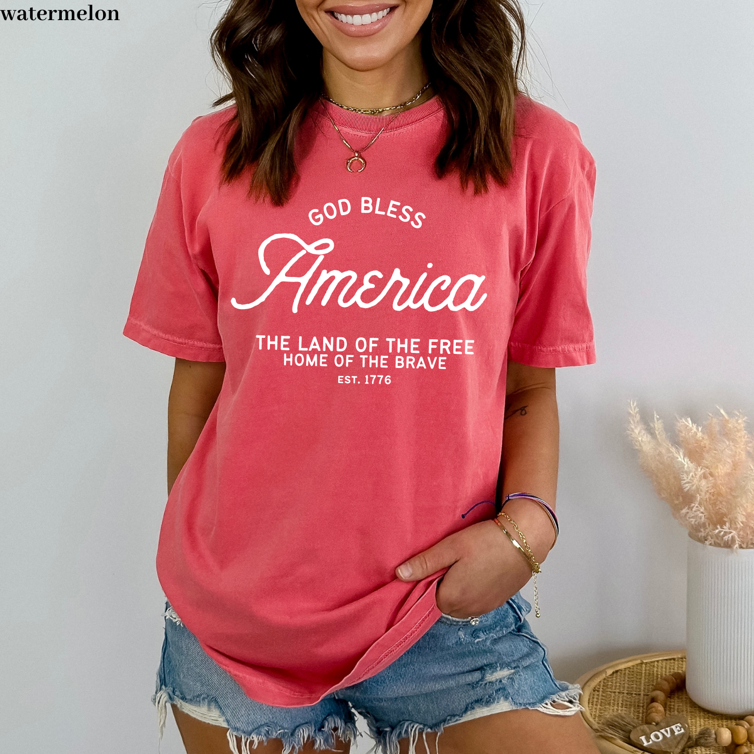 God Bless America Land of the Free Home of the Brave T-Shirt Hoodie, Sweatshirt | PodTeesHub.com