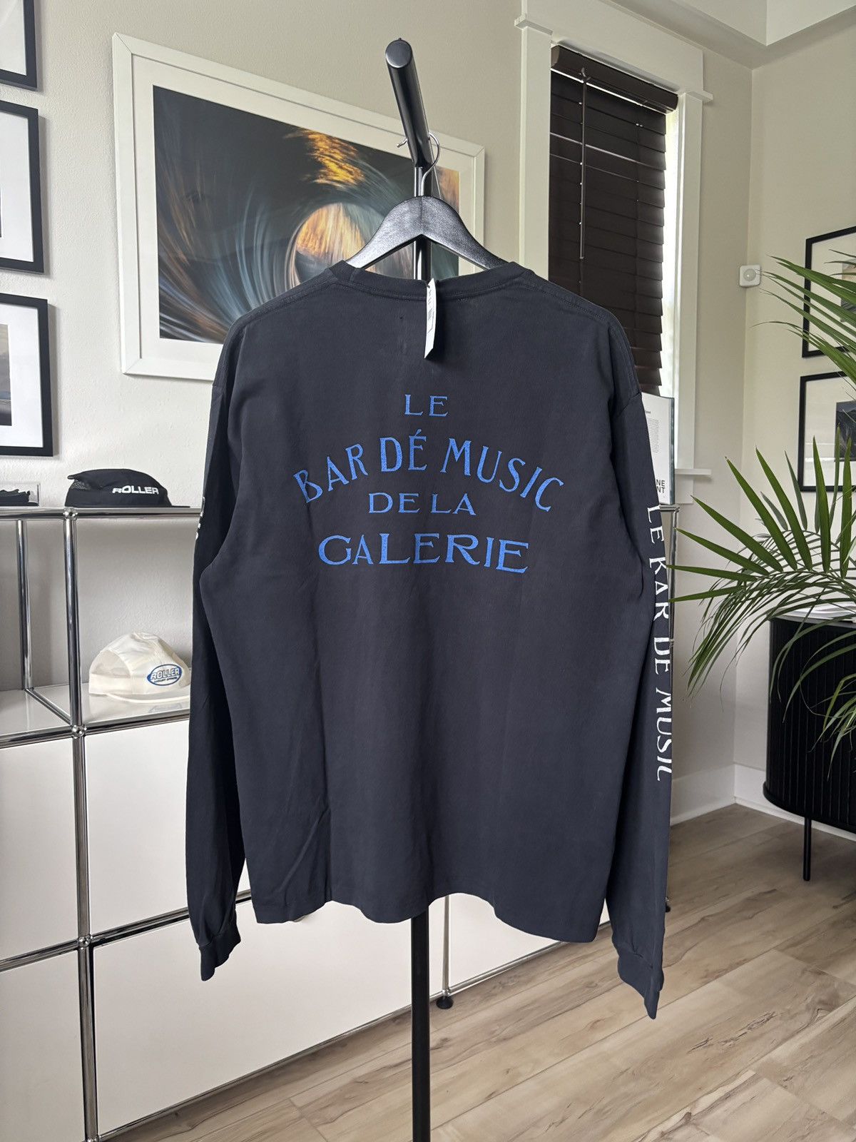 Dept Gallery Dept French Logo Long Sleeve Music Tee Hoodie, Sweatshirt | PodTeesHub.com