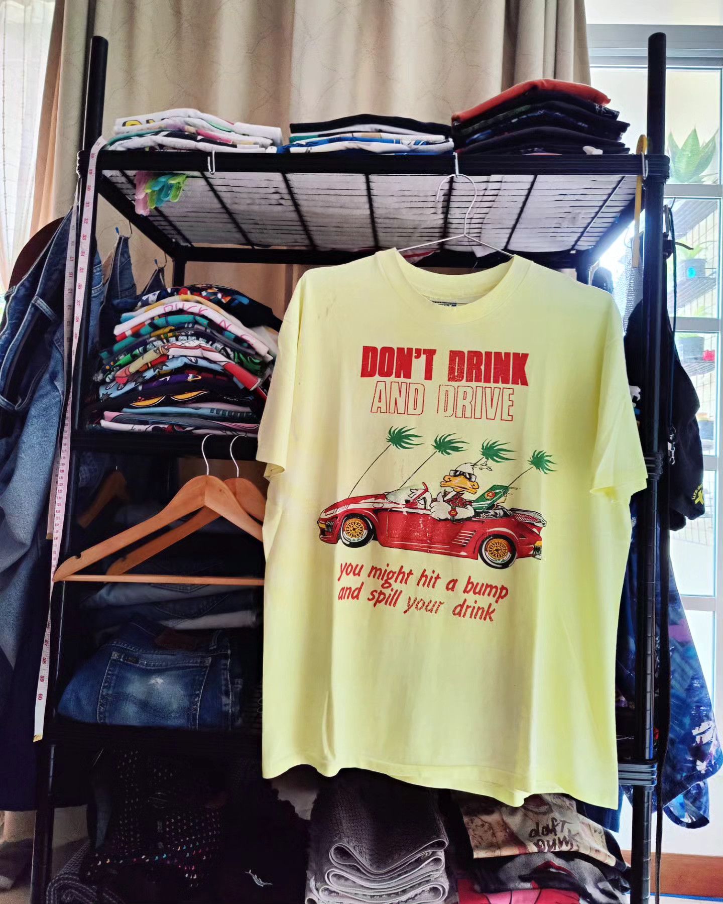 Vintage Vtg80s Funny Duck Don T Drink Drive T-Shirts, Hoodie, Sweatshirt