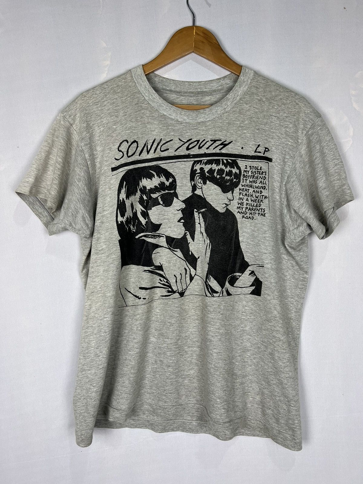 Vintage 80s Sonic Youth Lp Goo To Concert Rare Britpop T-Shirts, Hoodie, Sweatshirt | PodTeesHub.com