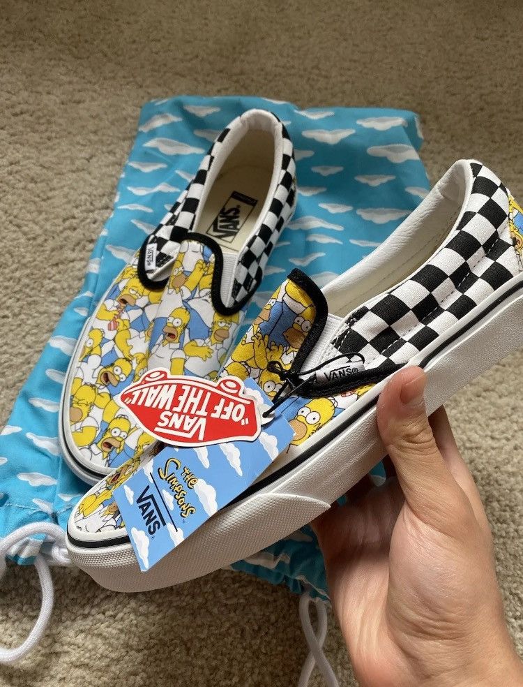 Vans X Simpsons Slip Ons T-Shirts, Hoodie, Sweatshirt | PodTeesHub.com