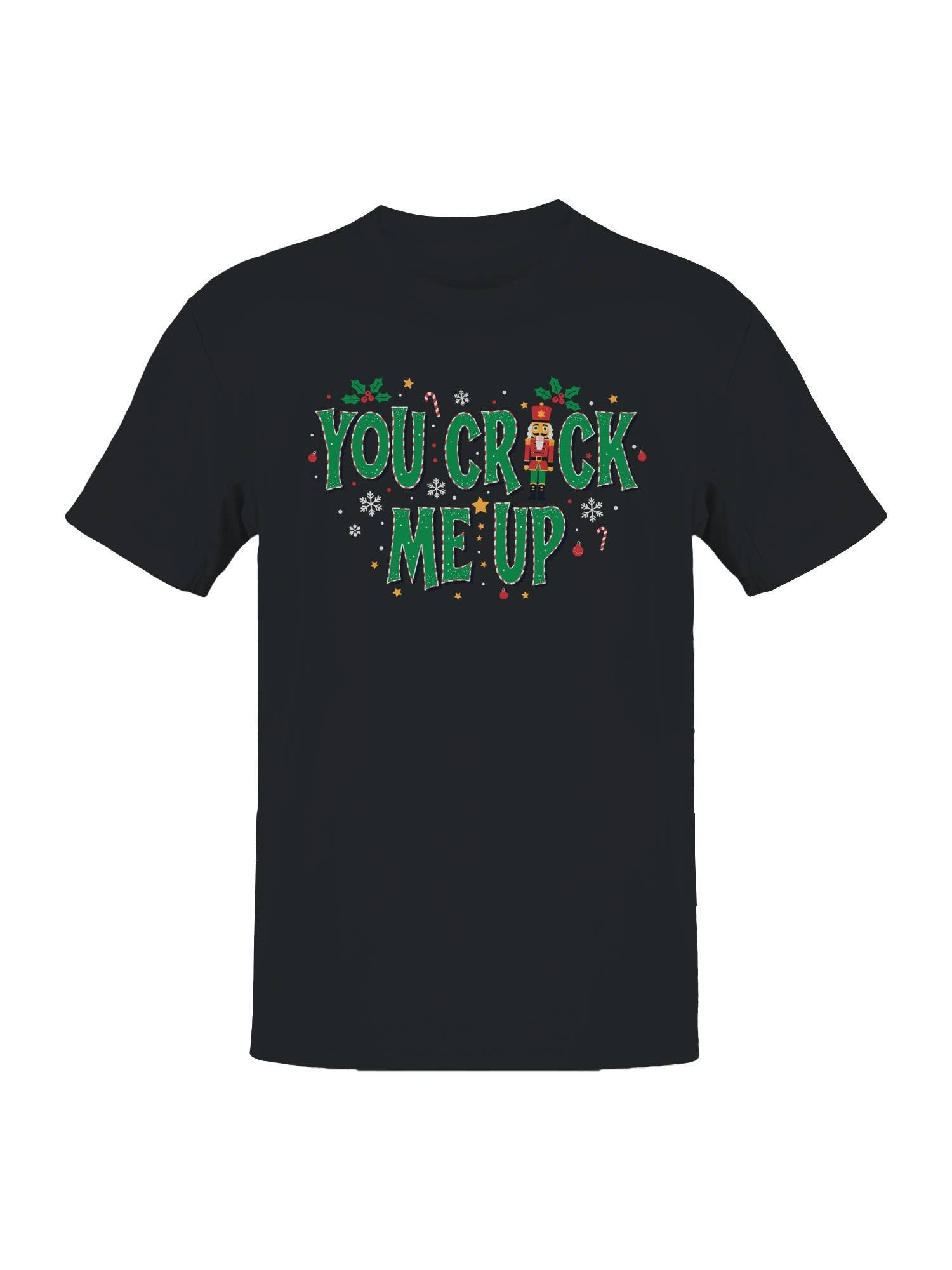 Festive Nutcracker Humor Design Men's T-Shirt Hoodie, Sweatshirt | PodTeesHub.com