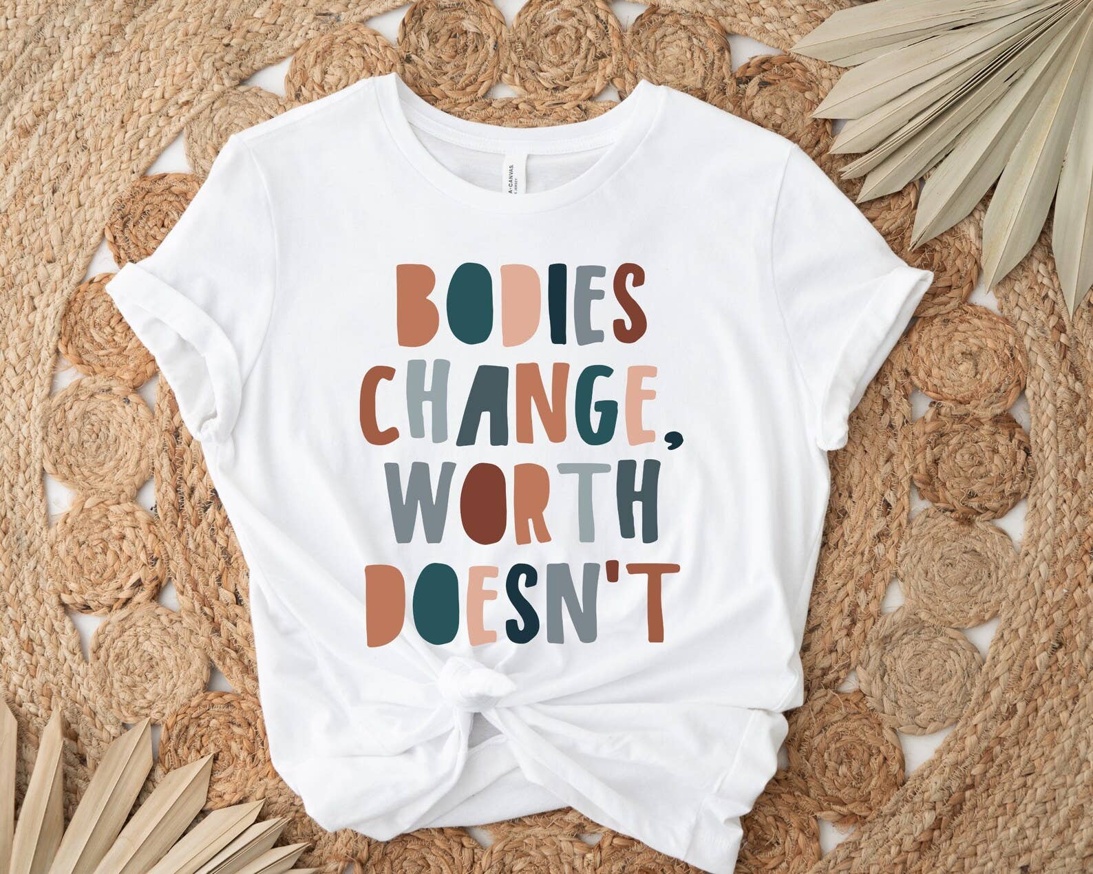 Bodies Change Worth Doesn't Shirt Hoodie, Sweatshirt | PodTeesHub.com