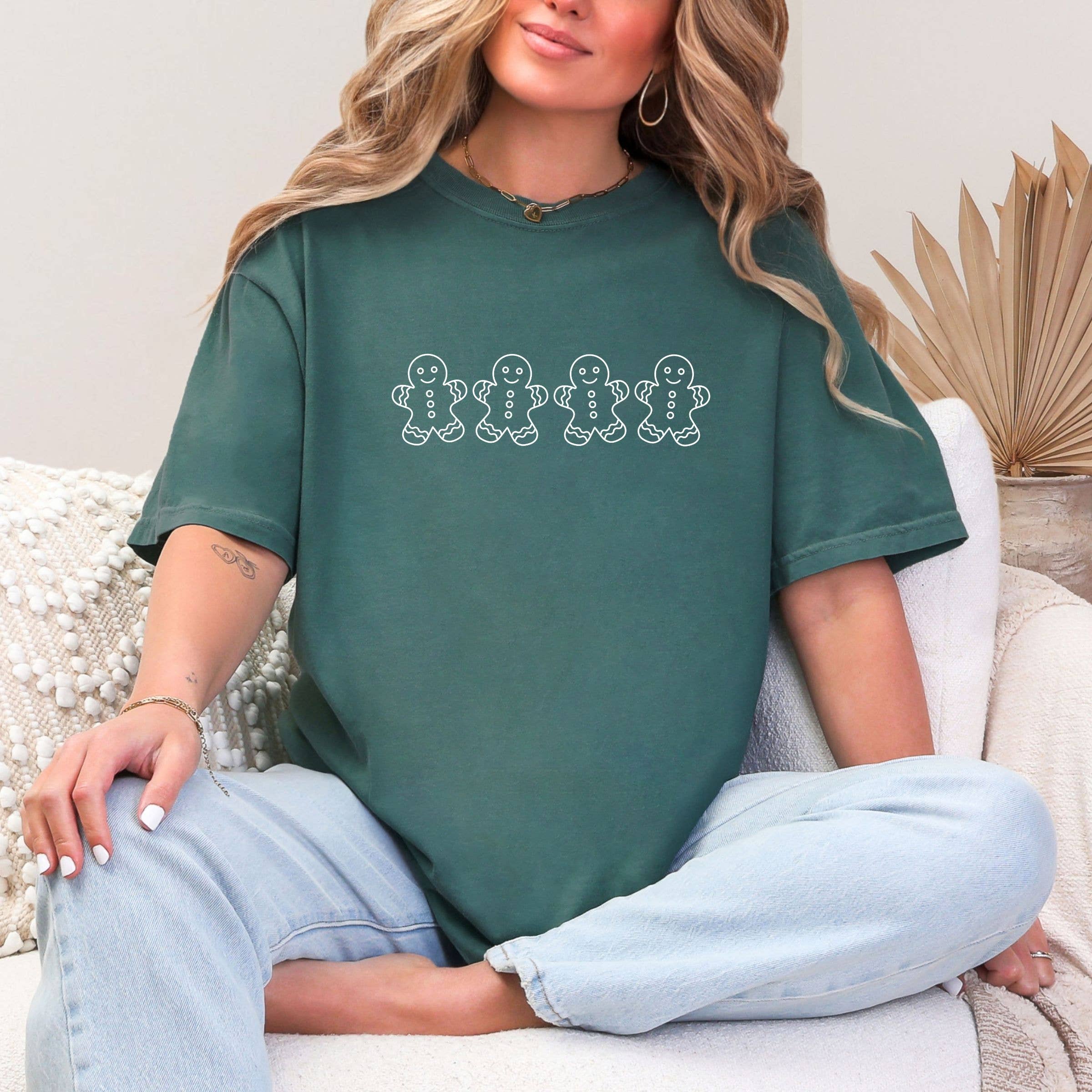 Gingerbread - Christmas Tee - Christmas Graphic Tee Hoodie, Sweatshirt | PodTeesHub.com