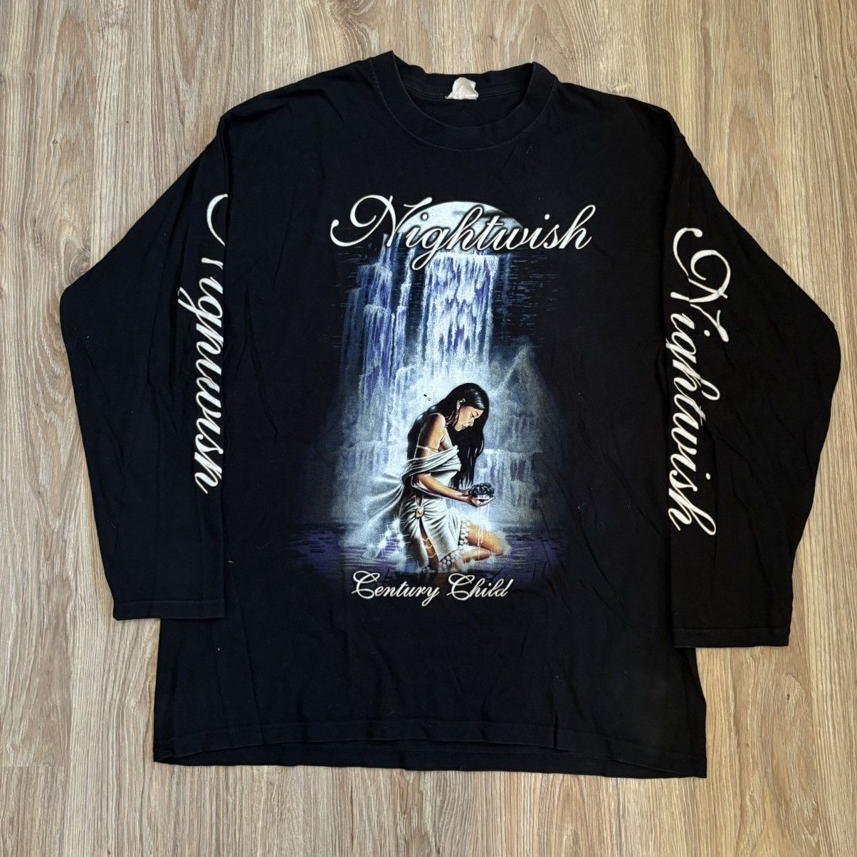 Band Tees Vintage Nightwish 90s Style Longsleeve Casual Streetwear Hoodie, Sweatshirt | PodTeesHub.com