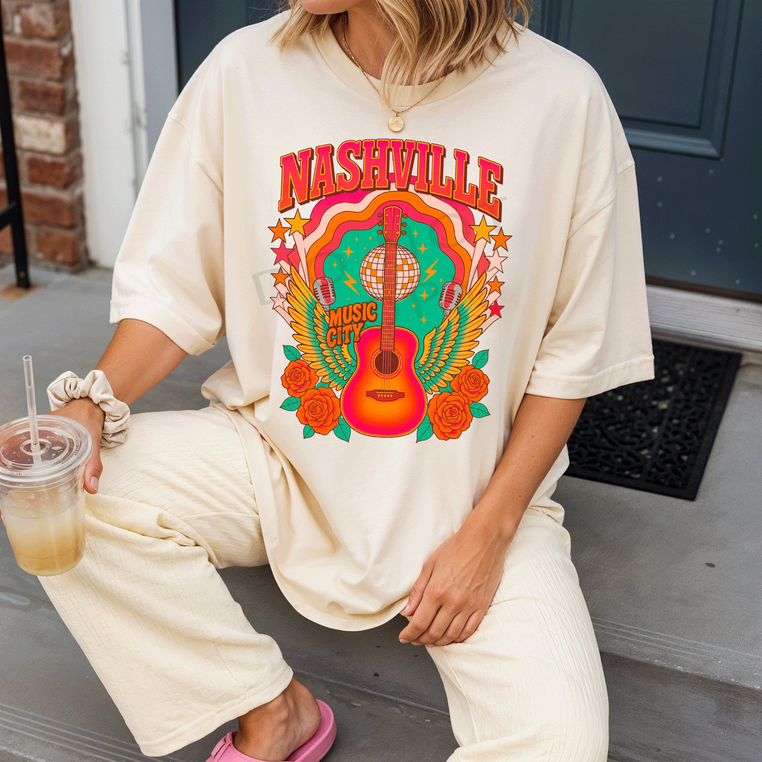 Nashville Music City Tee Hoodie, Sweatshirt | PodTeesHub.com
