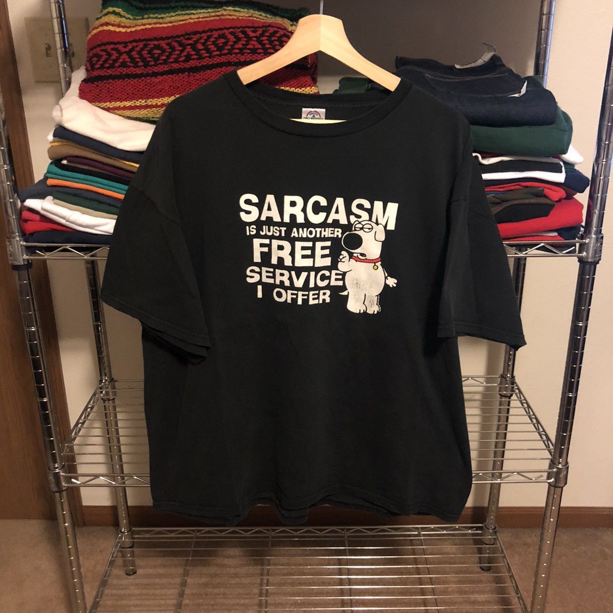 Vintage Family Guy Brian Tee Hoodie, Sweatshirt | PodTeesHub.com