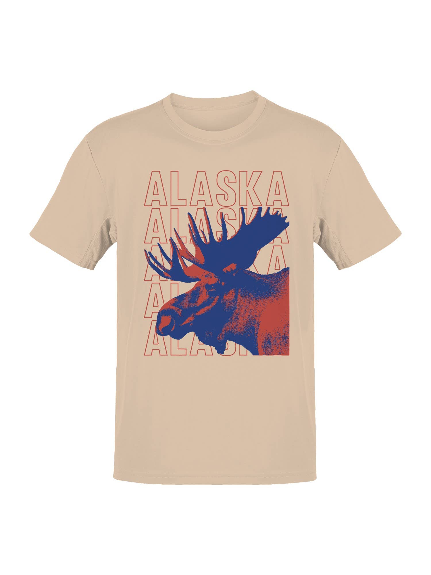 Alaska Moose Graphic Art Men's T-Shirt Hoodie, Sweatshirt | PodTeesHub.com