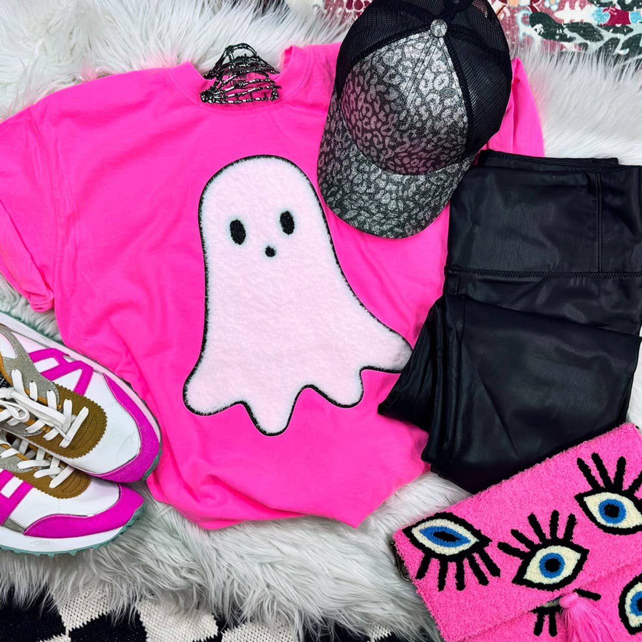 Ghost Fluffy Tee Hoodie, Sweatshirt | PodTeesHub.com