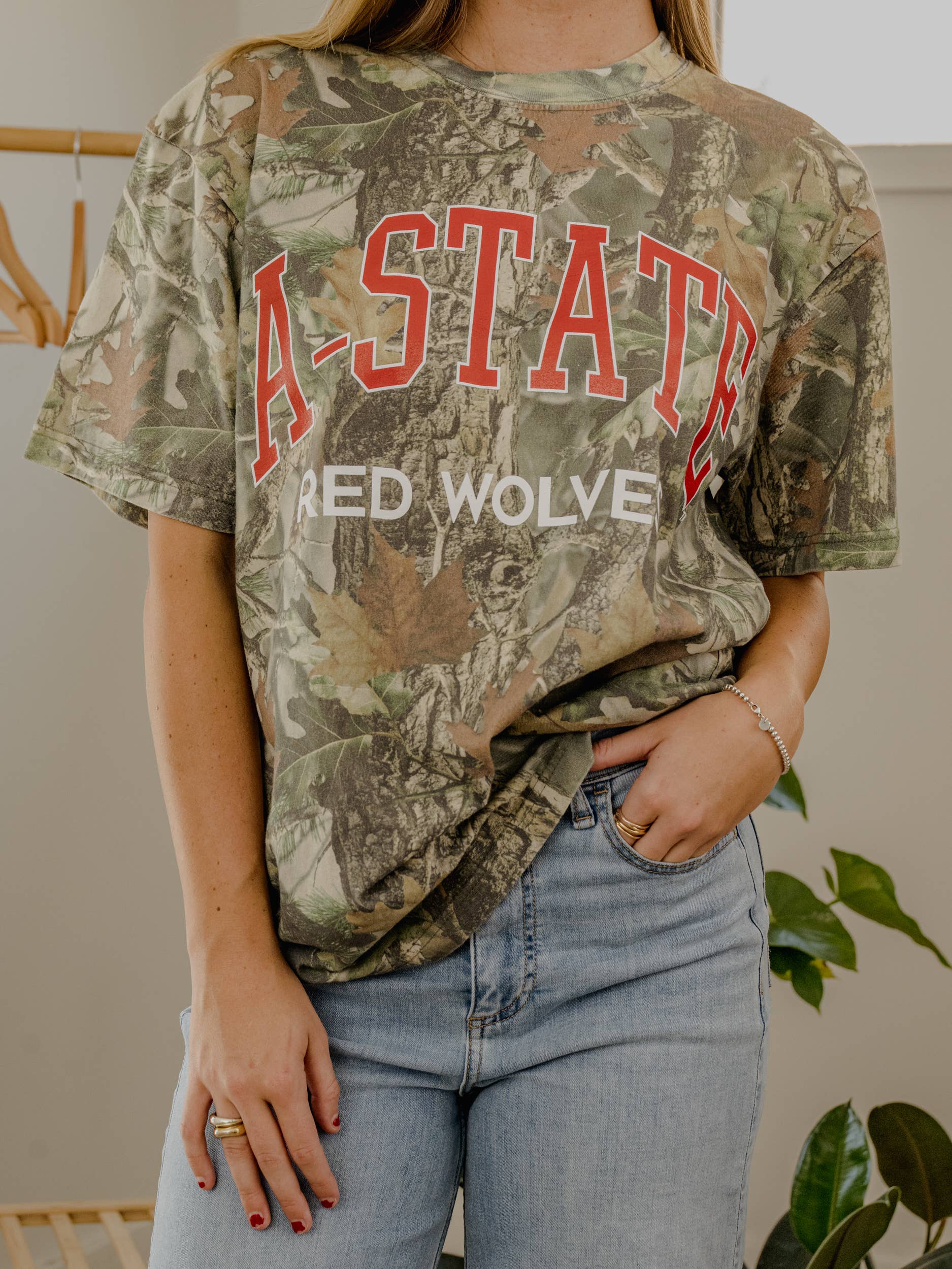 Asu Red Wolves Filled Gault Camo Tee Hoodie, Sweatshirt | PodTeesHub.com