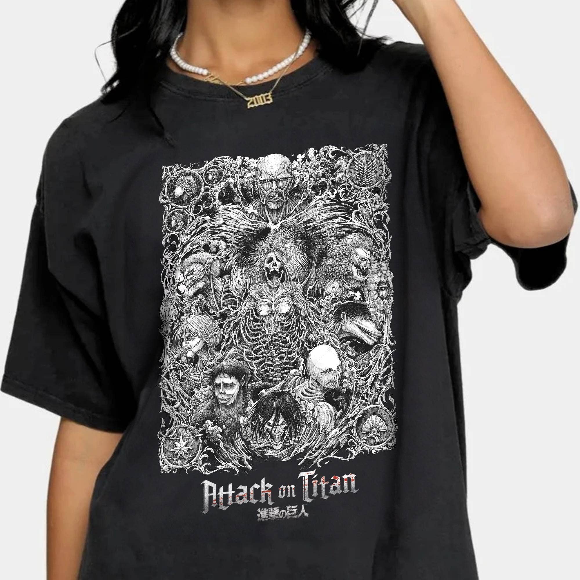 Eren Yeager Attack On Titan Anime Fashion Shirt Hoodie, Sweatshirt | PodTeesHub.com